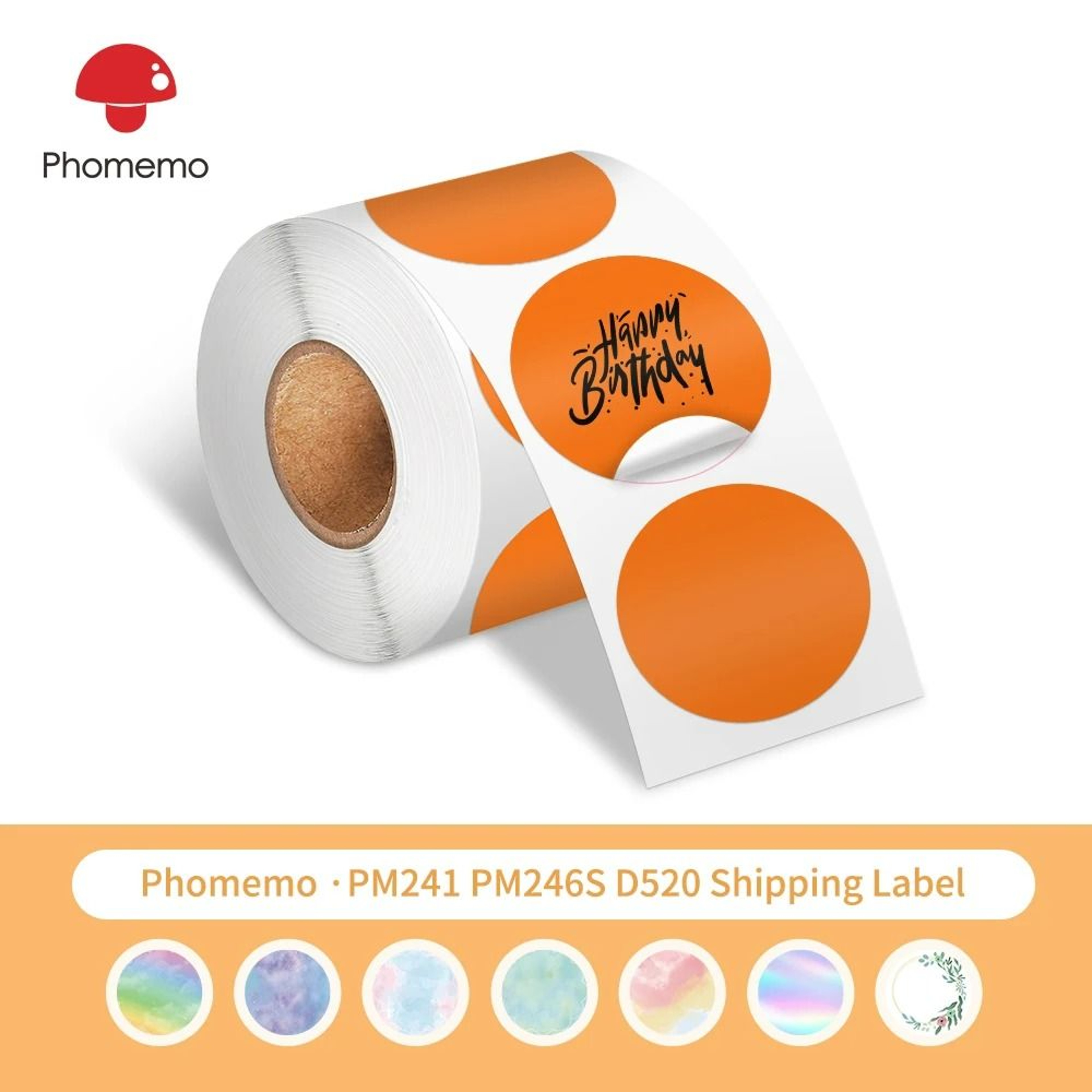 Phomemo Round Waterproof Label Paper 0