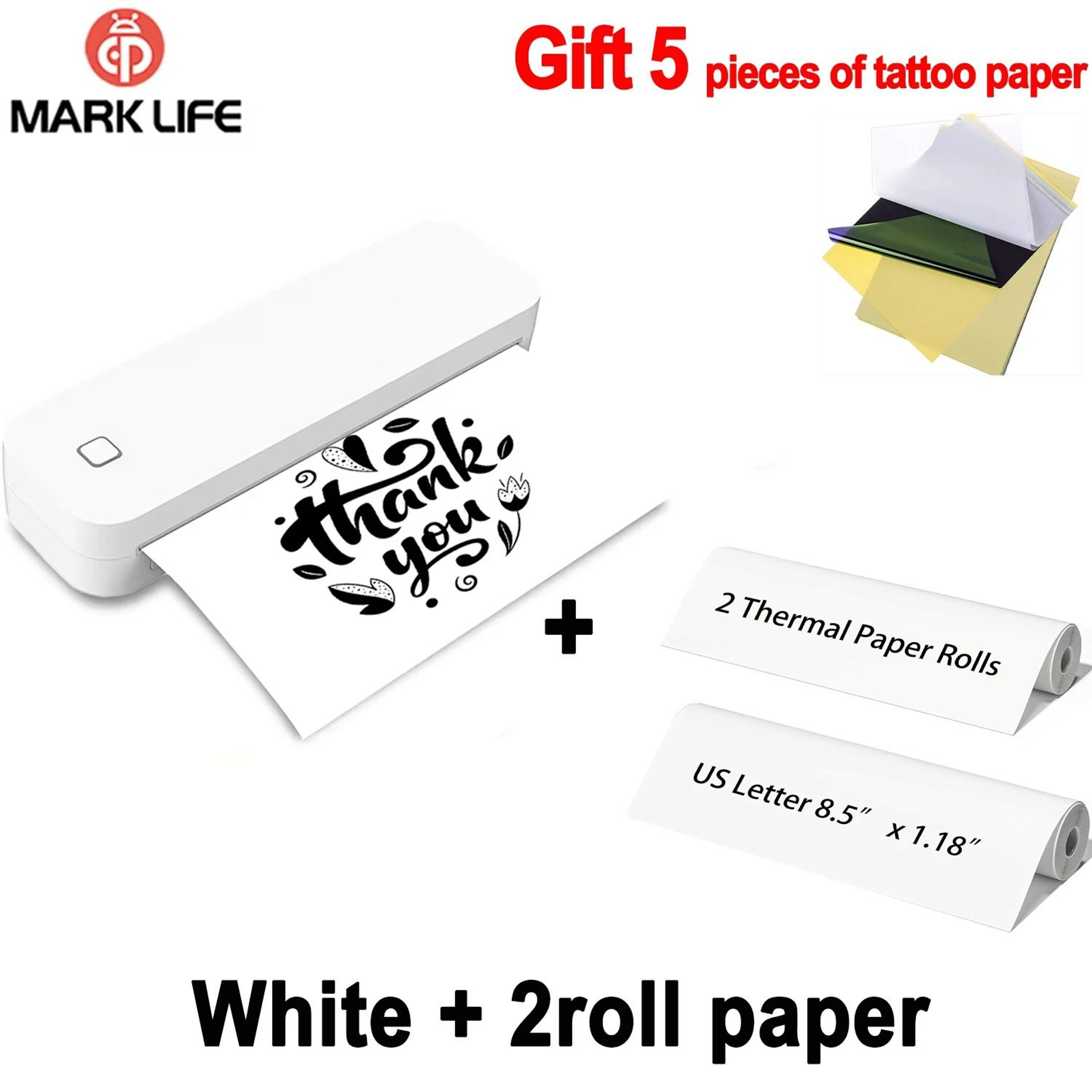 Marklife D210 Mini Bluetooth Thermal Label Printer 17