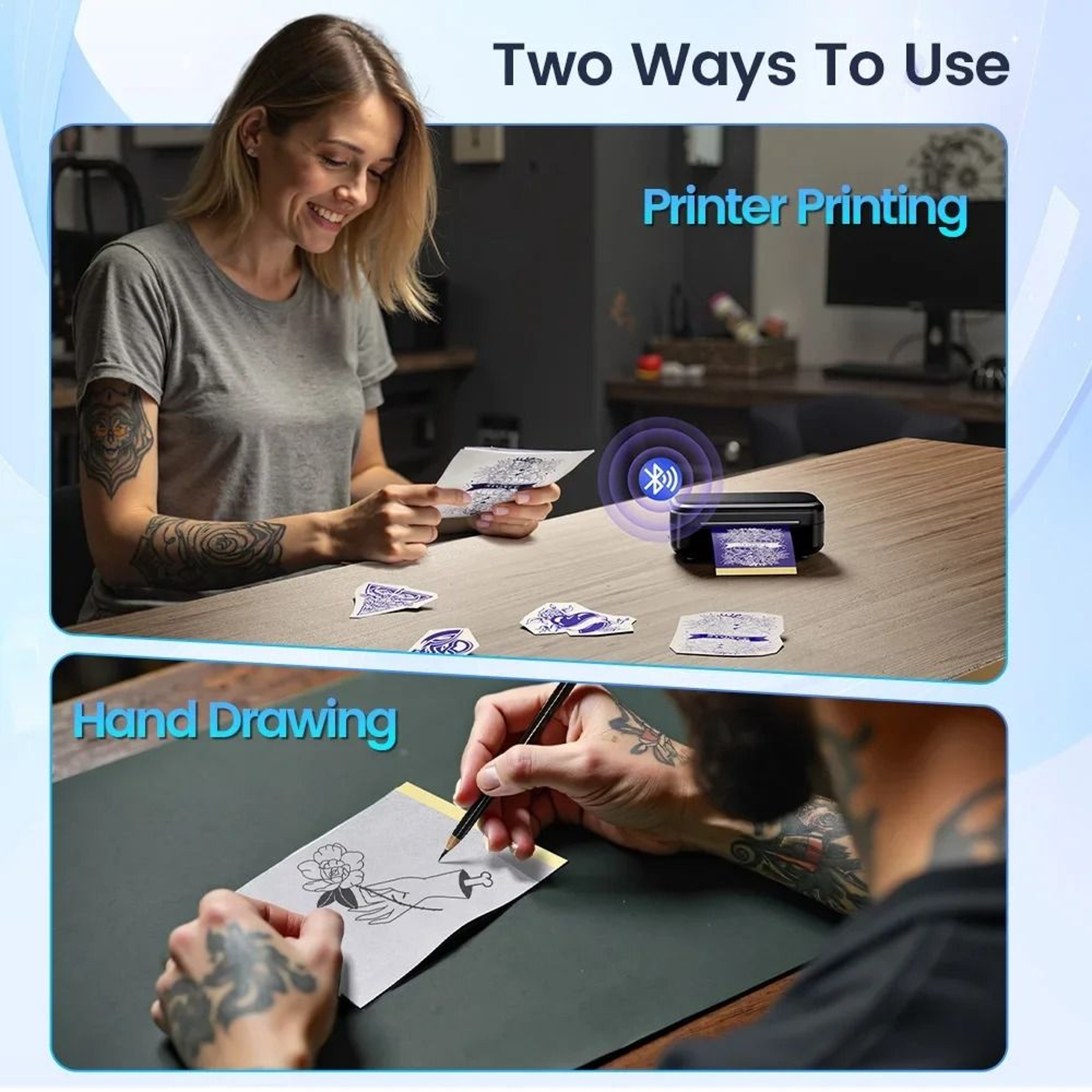 TP31 Tattoo Stencil Transfer Paper 100 Sheets 4