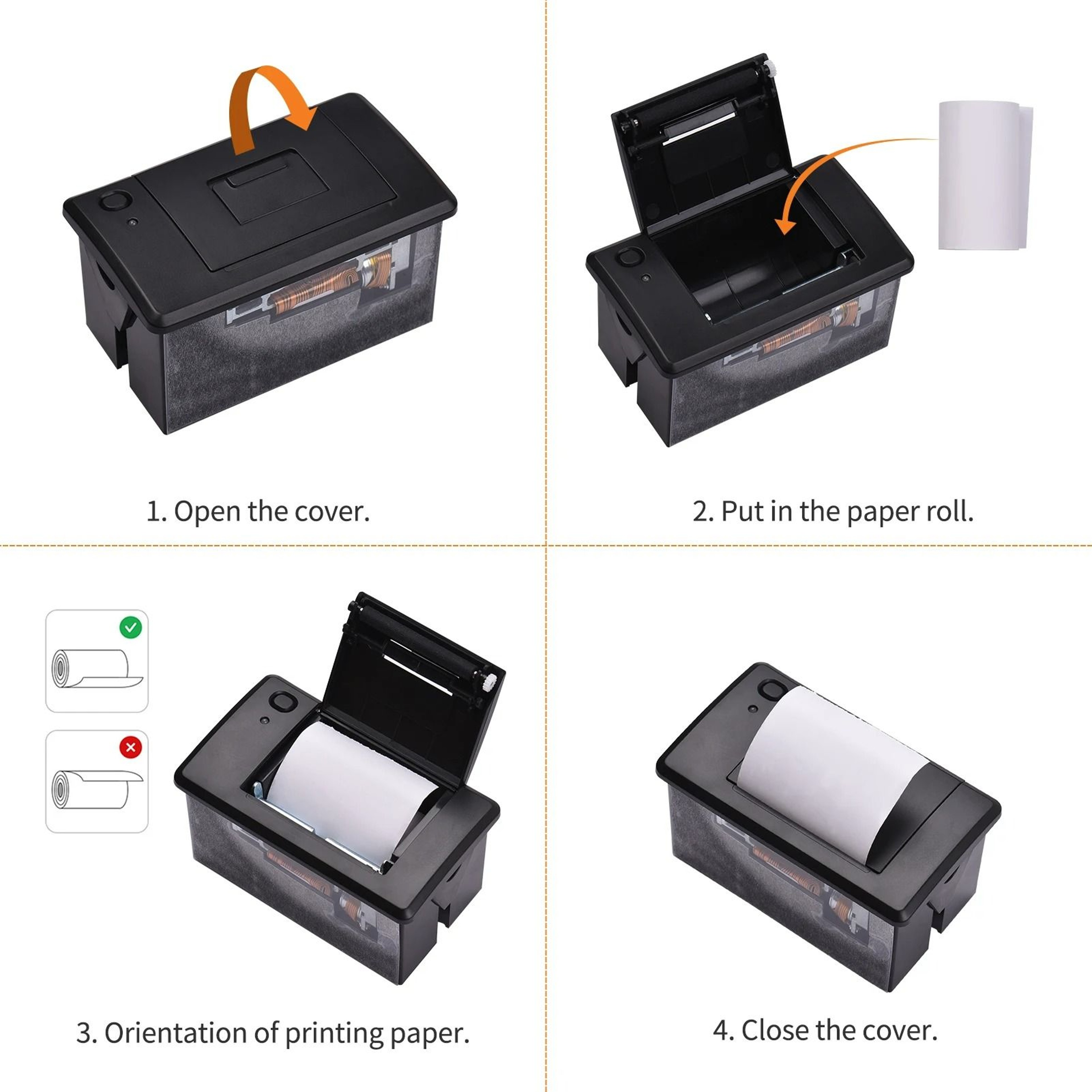 PrintCore 58mm Embedded Thermal Receipt Printer Module 3
