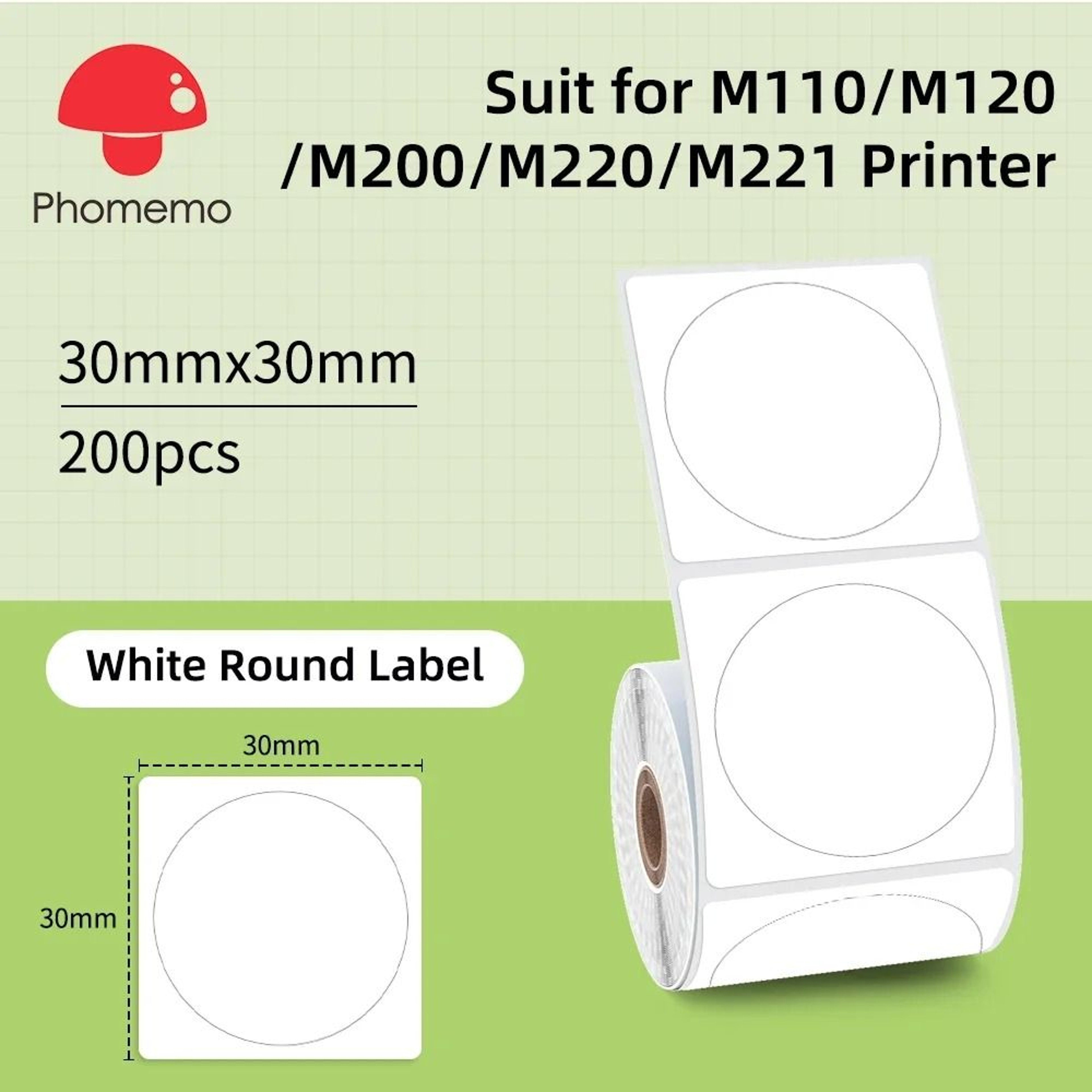 Phomemo Mini Thermal Label Stickers 17