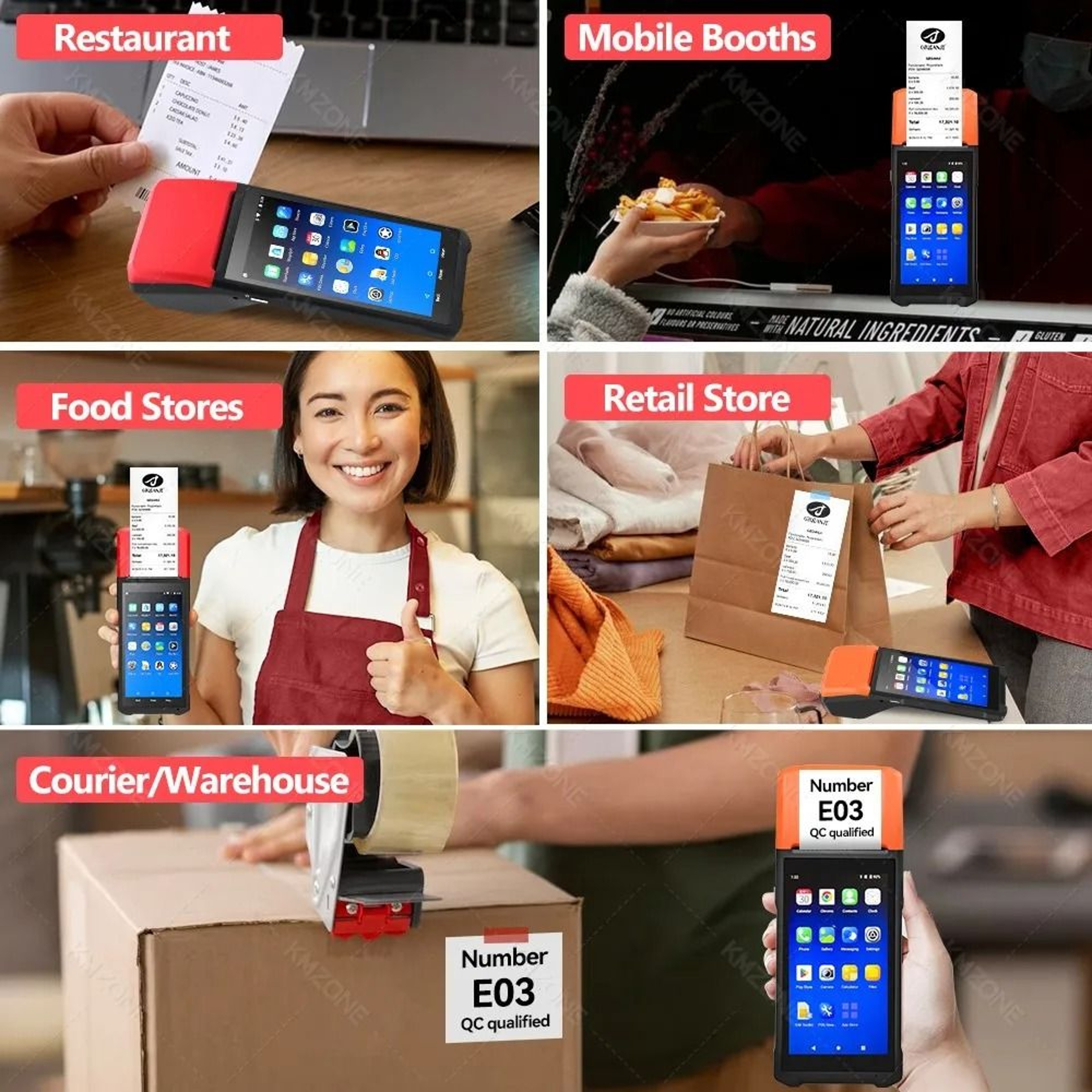 SmartPay Android Portable POS Receipt Printer 5