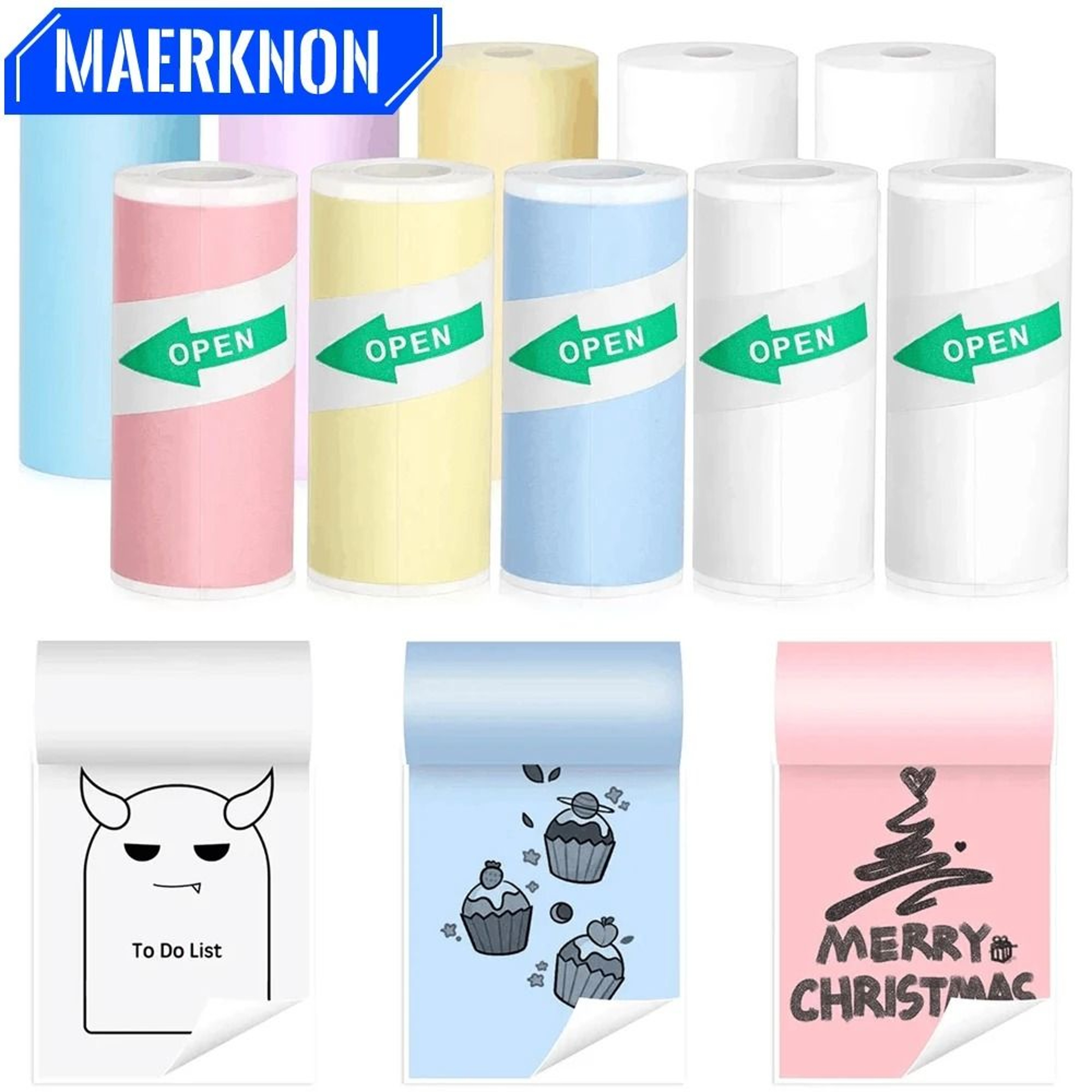 PrintSnap Mini Thermal Sticker Paper Rolls 0