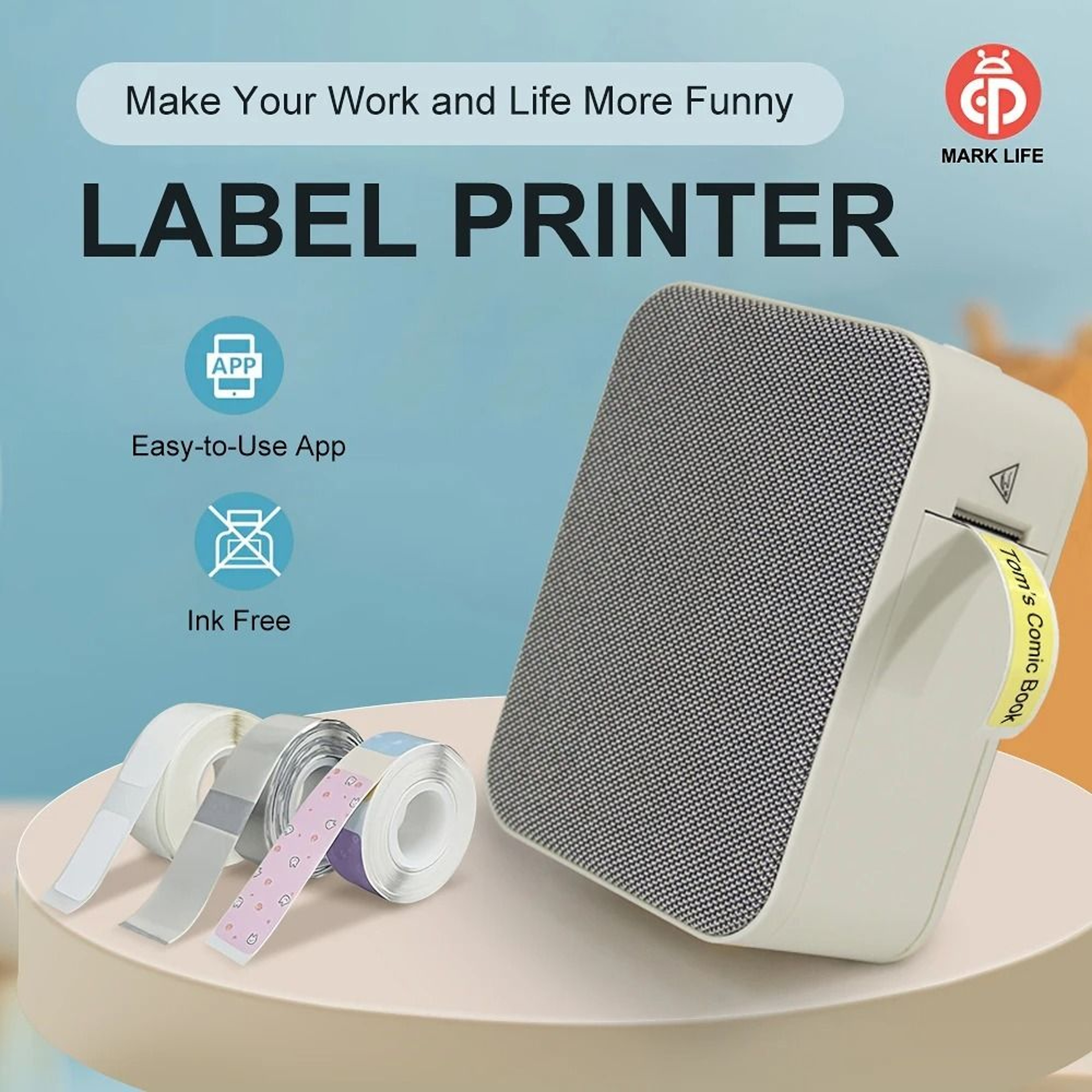 Marklife P15 Mini Bluetooth Sticker Maker 0