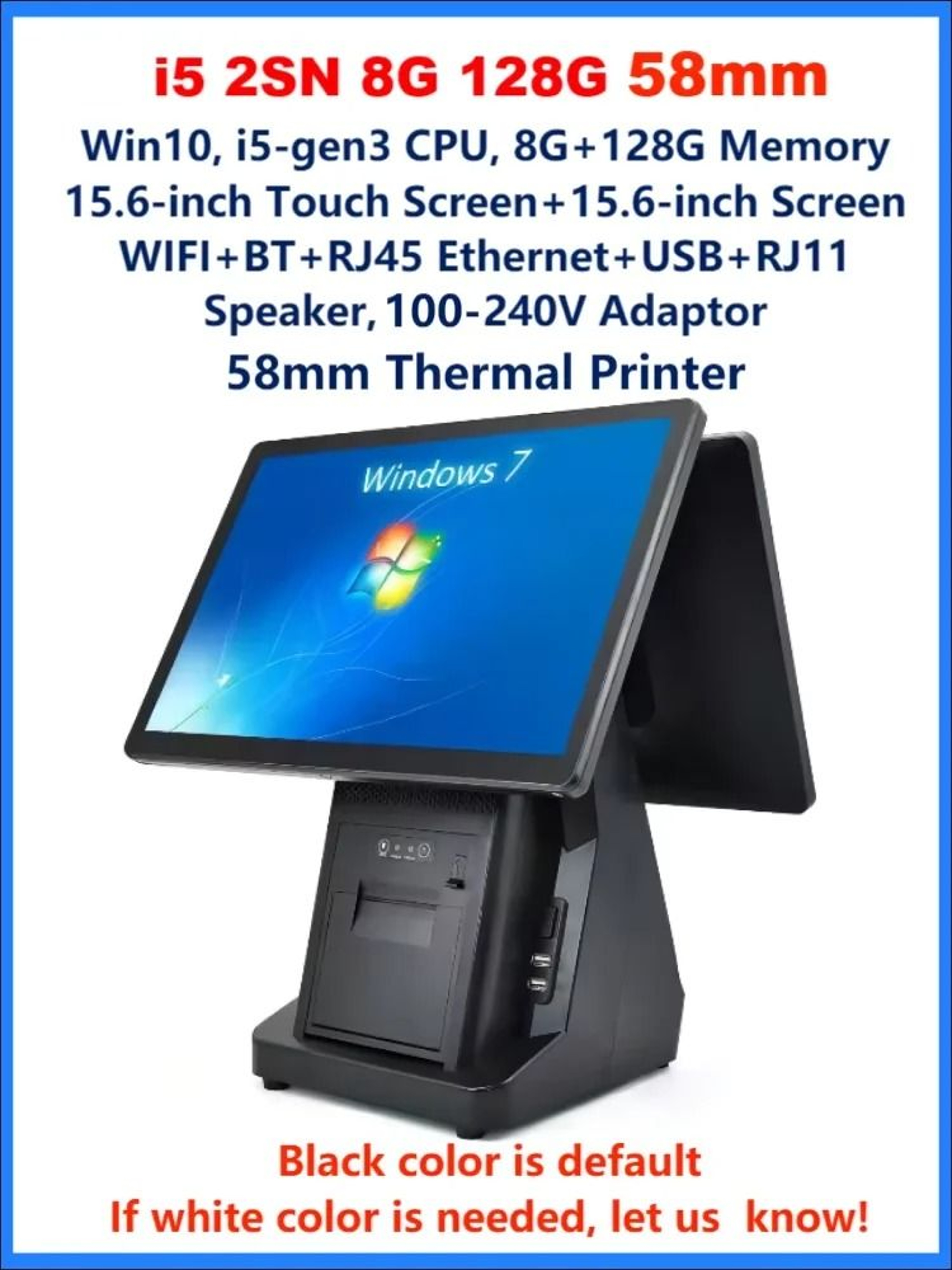 156 Inch Windows Touchscreen POS System 16