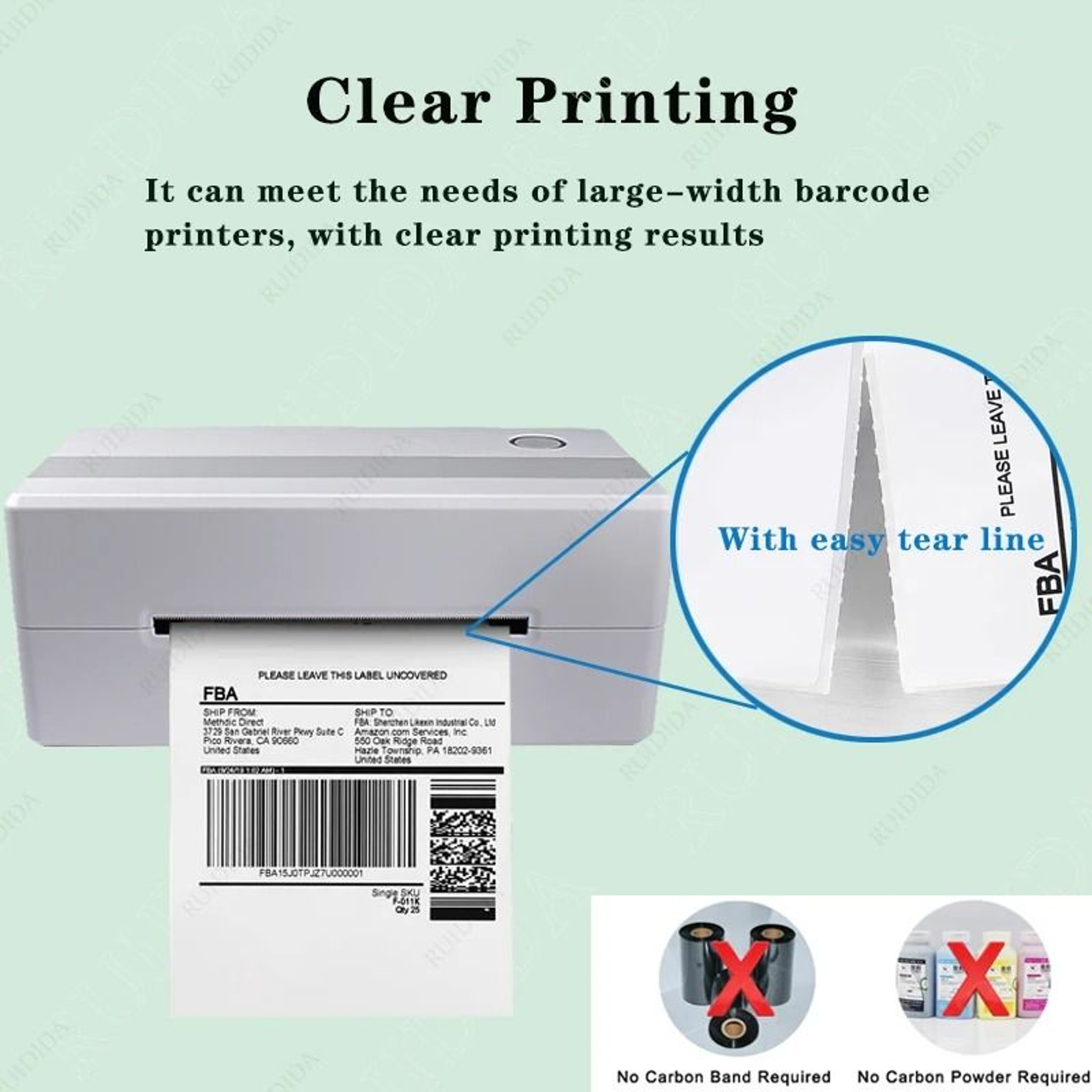 ShipReady Fanfold Thermal Shipping Labels 4