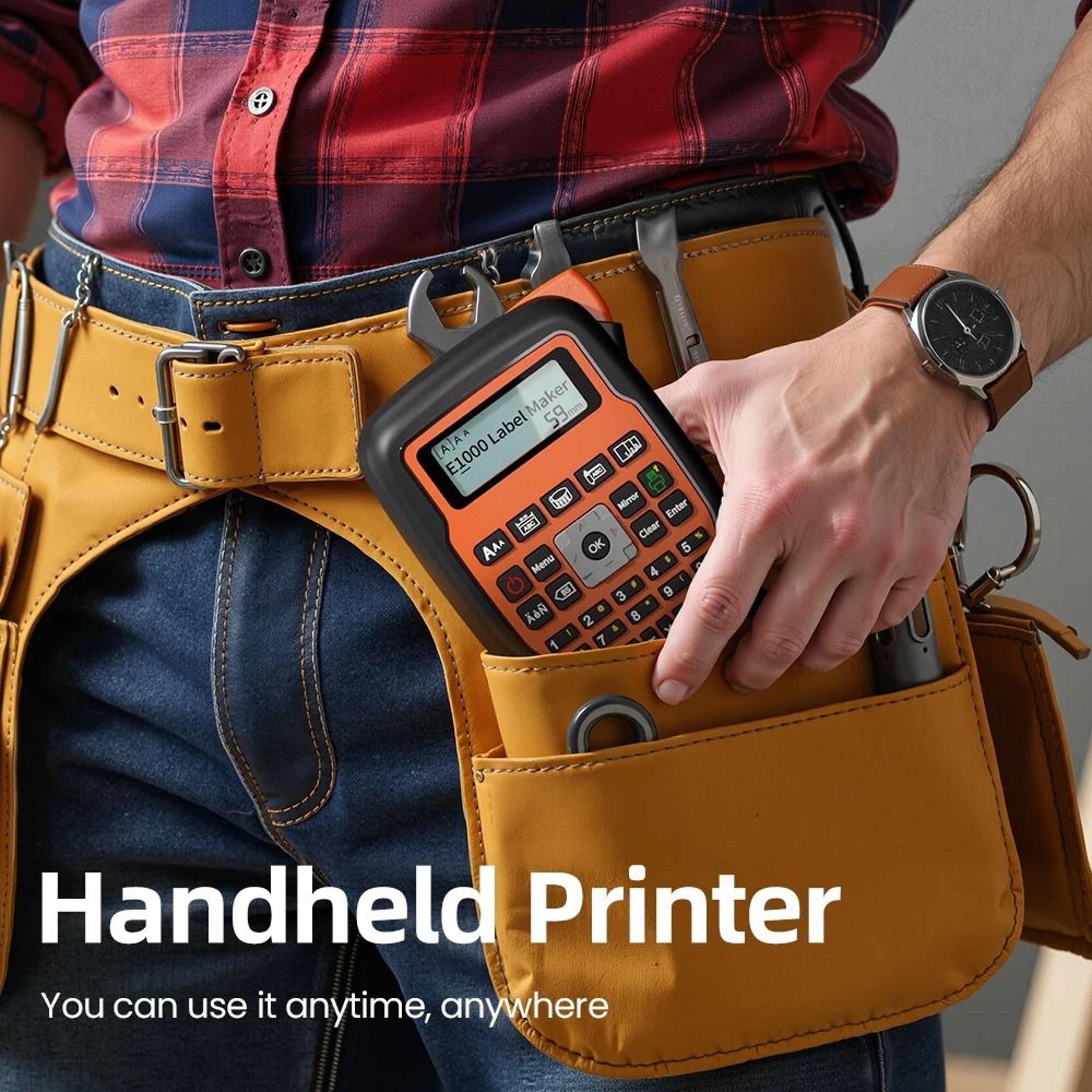 E1000PRO Label Maker Protective Carrying Case 5