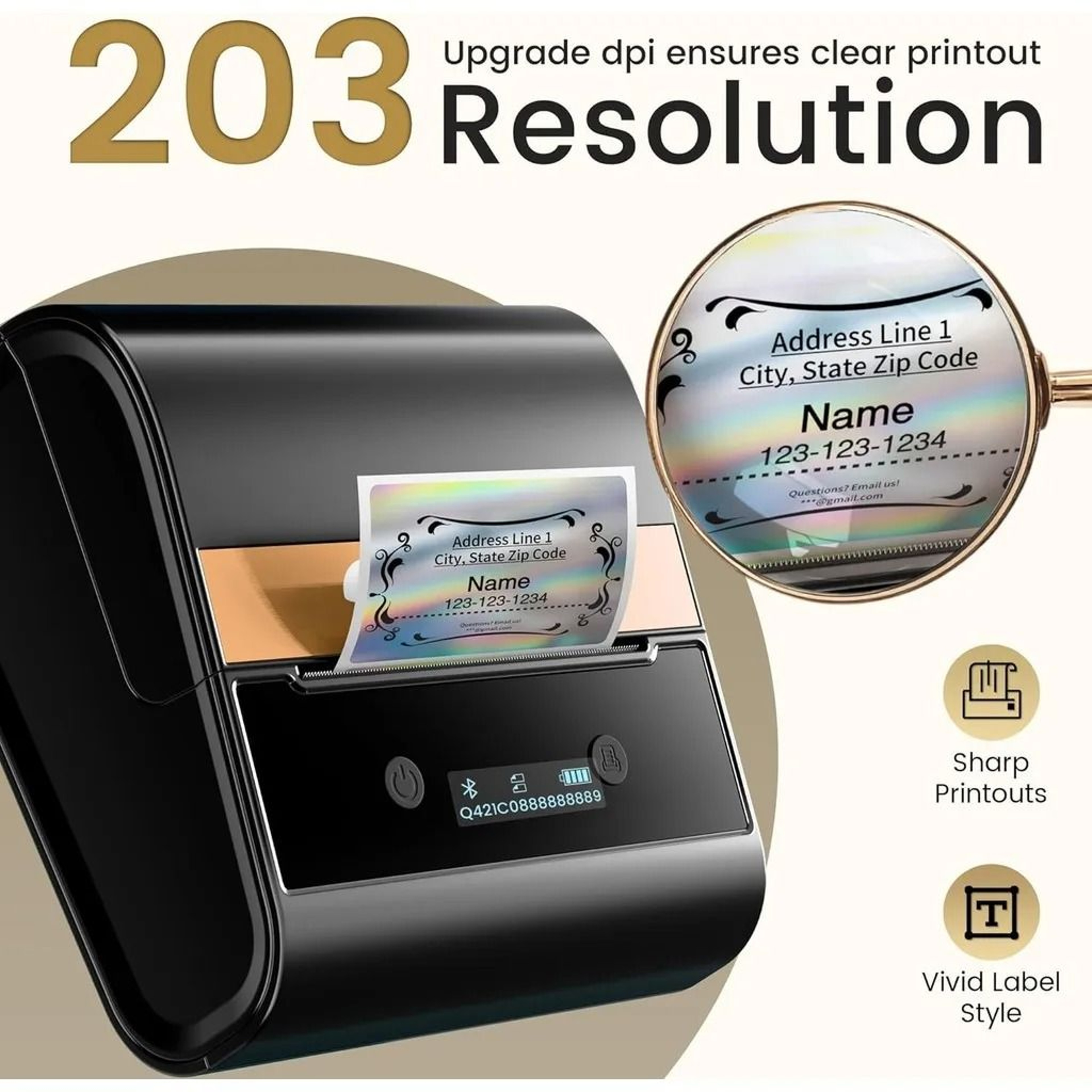 Phomemo M260 Wide Format Bluetooth Label Maker 3