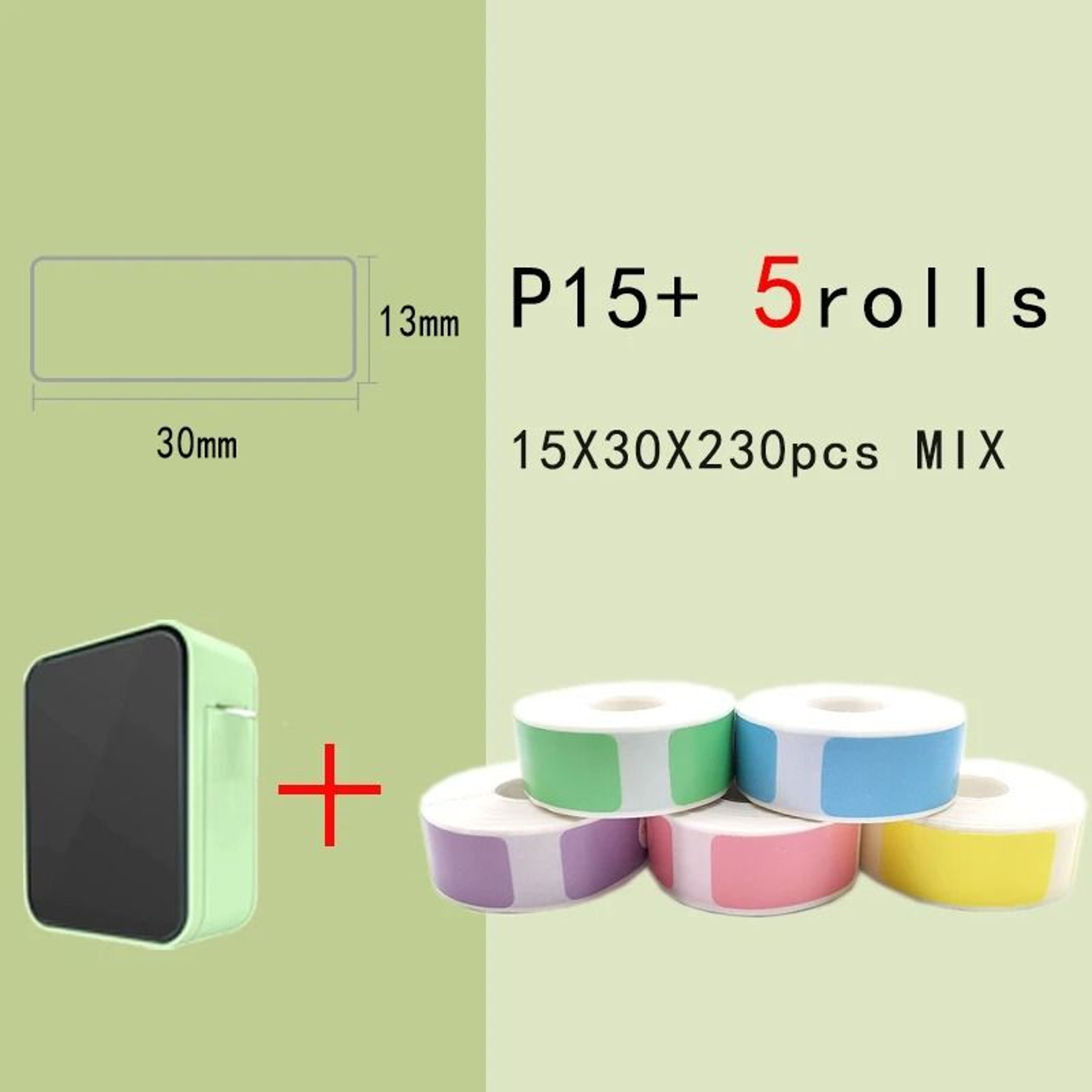 P15 Mini Wireless Bluetooth Thermal Label Printer 13