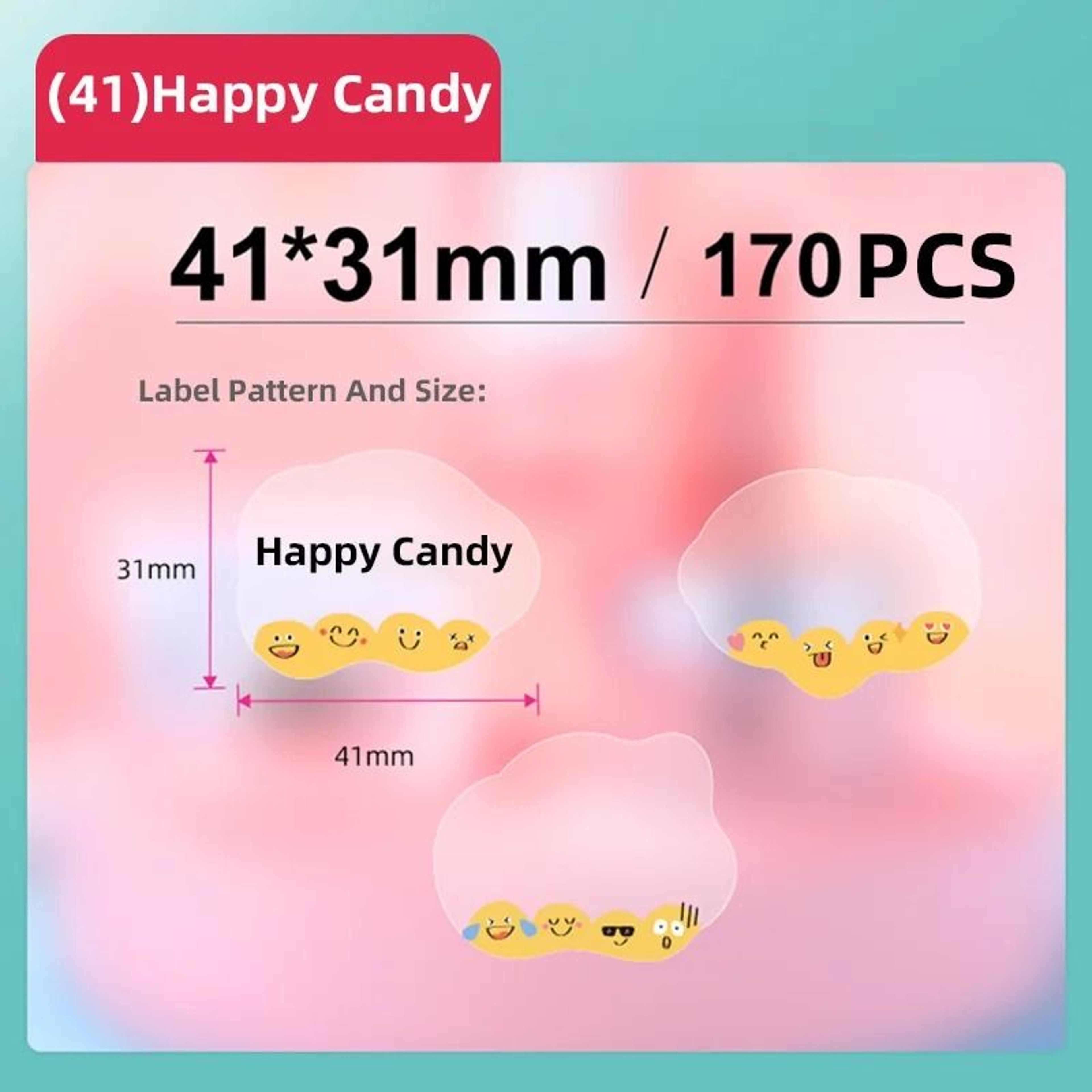 Niimbot B1 B21 Transparent Thermal Label Stickers 13