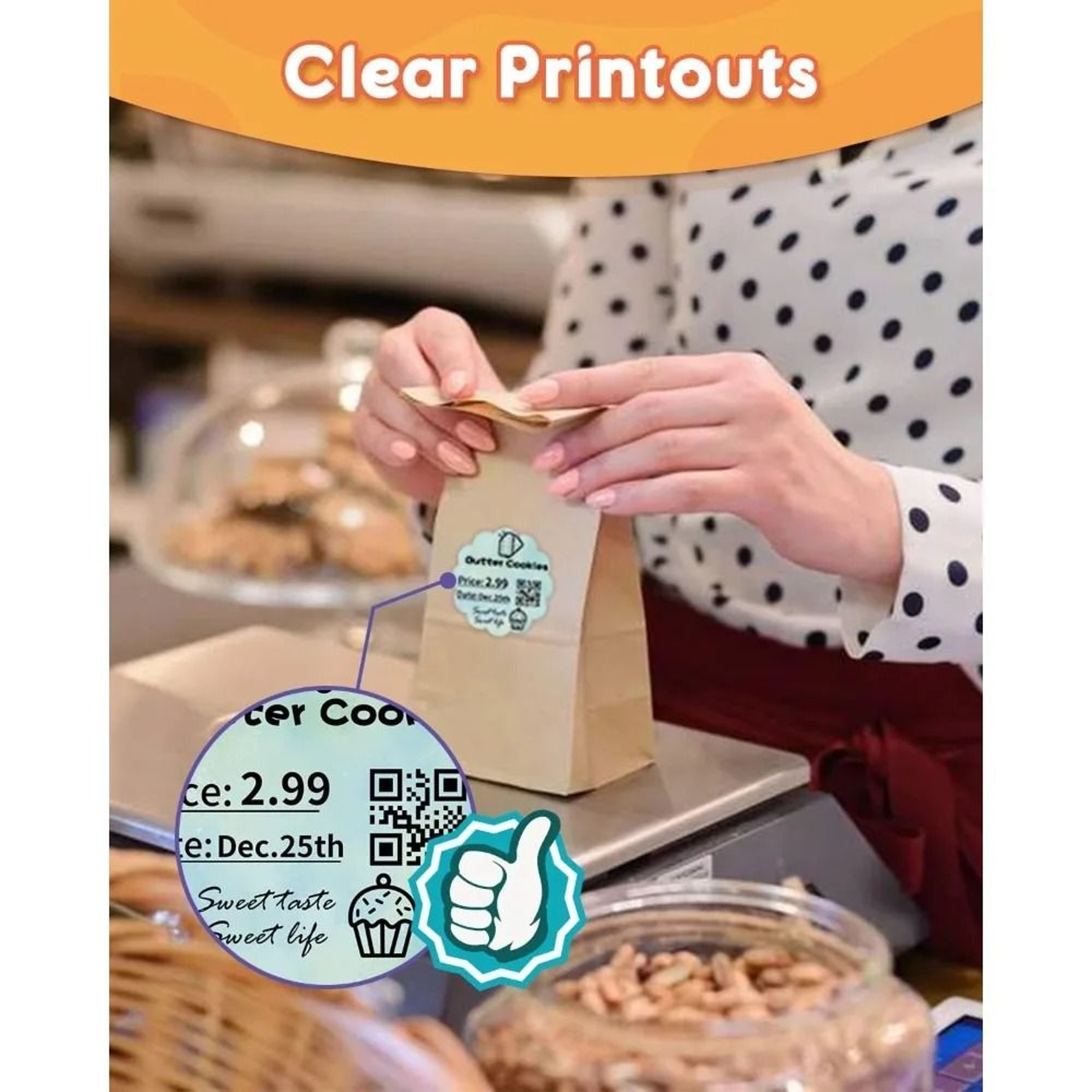 Phomemo Round Waterproof Label Rolls 2