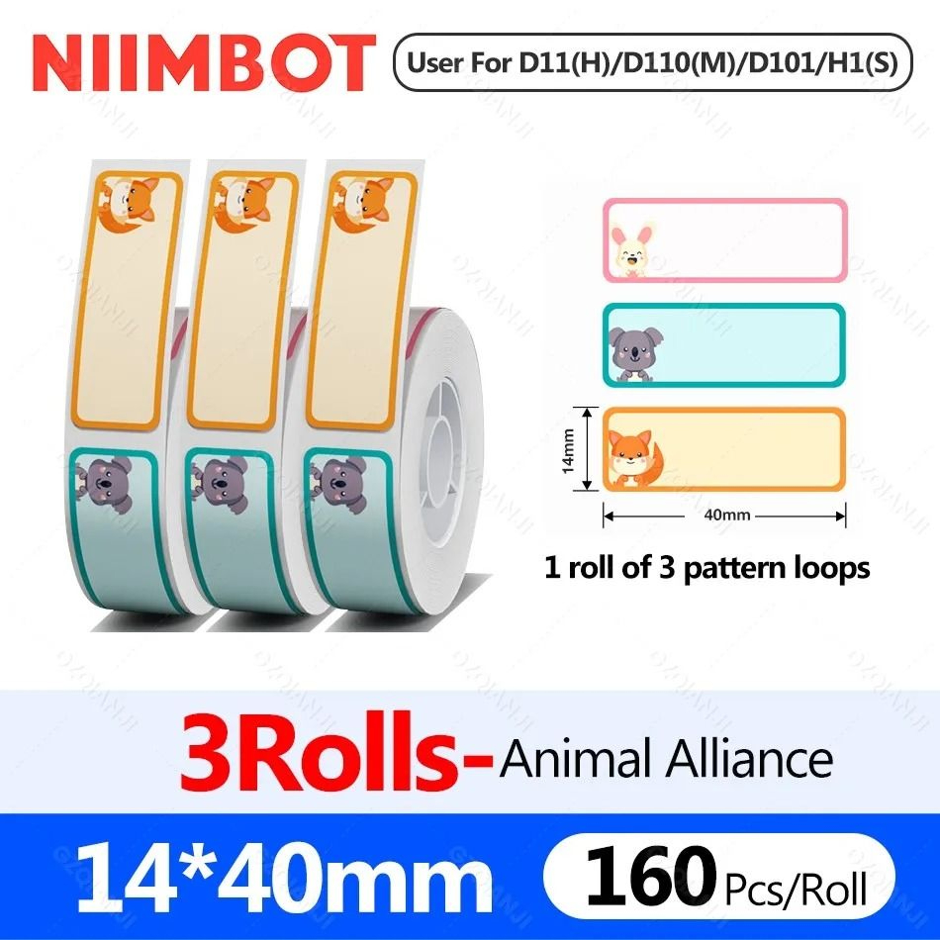 Niimbot D110M Bluetooth Mini Label Printer 14