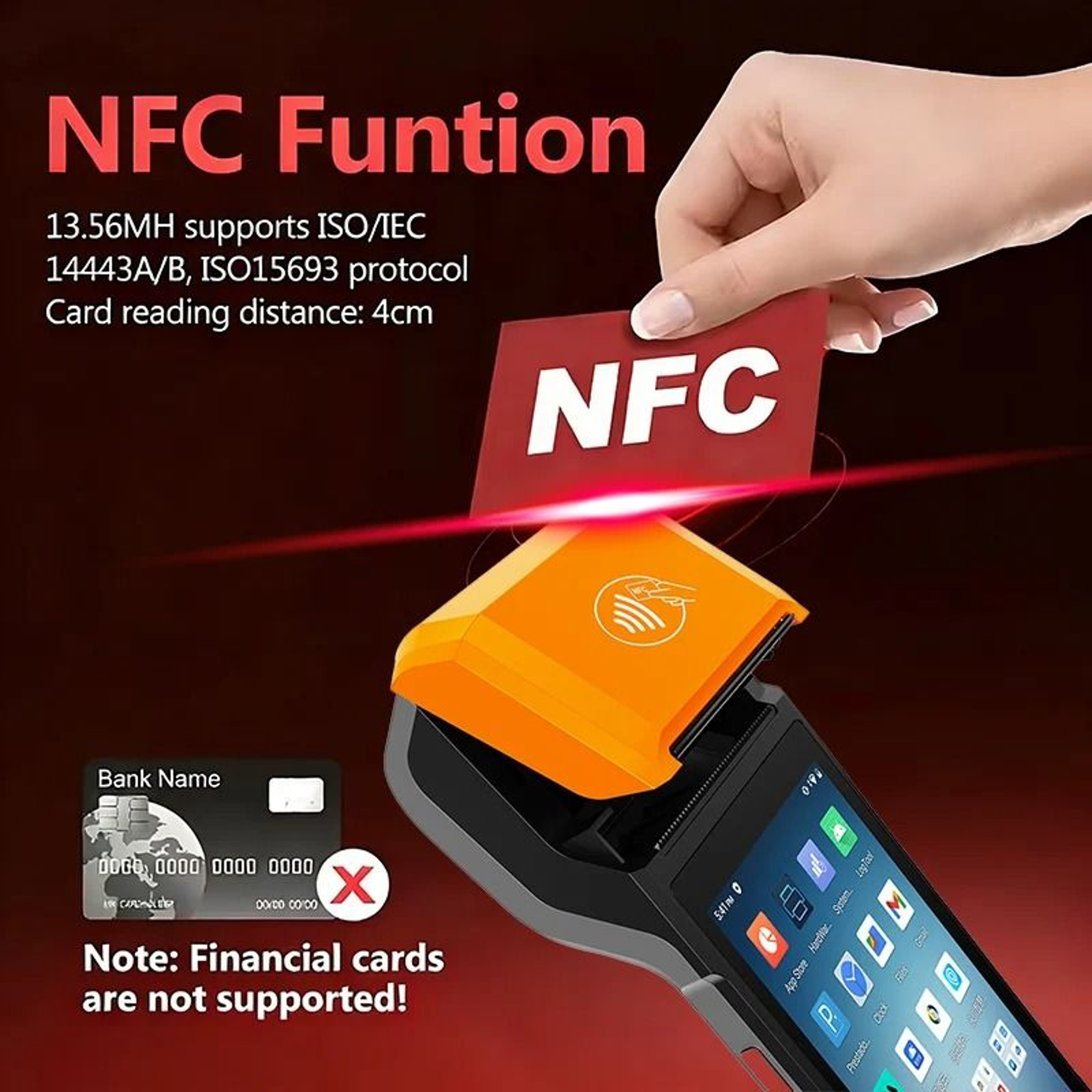 Android 14 Handheld POS Receipt Printer 4