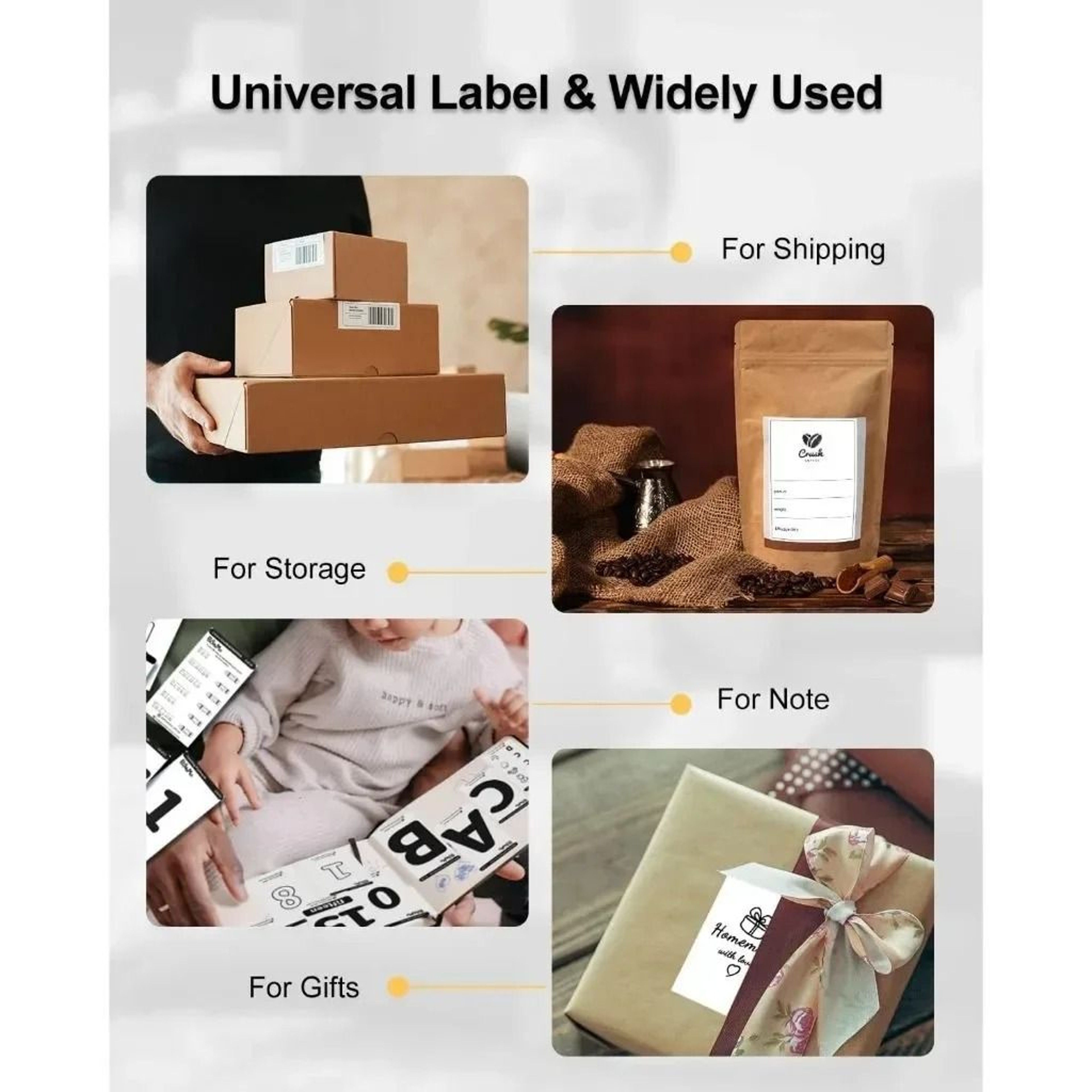 Phomemo 4x6 Thermal Shipping Labels 100 Pack 4
