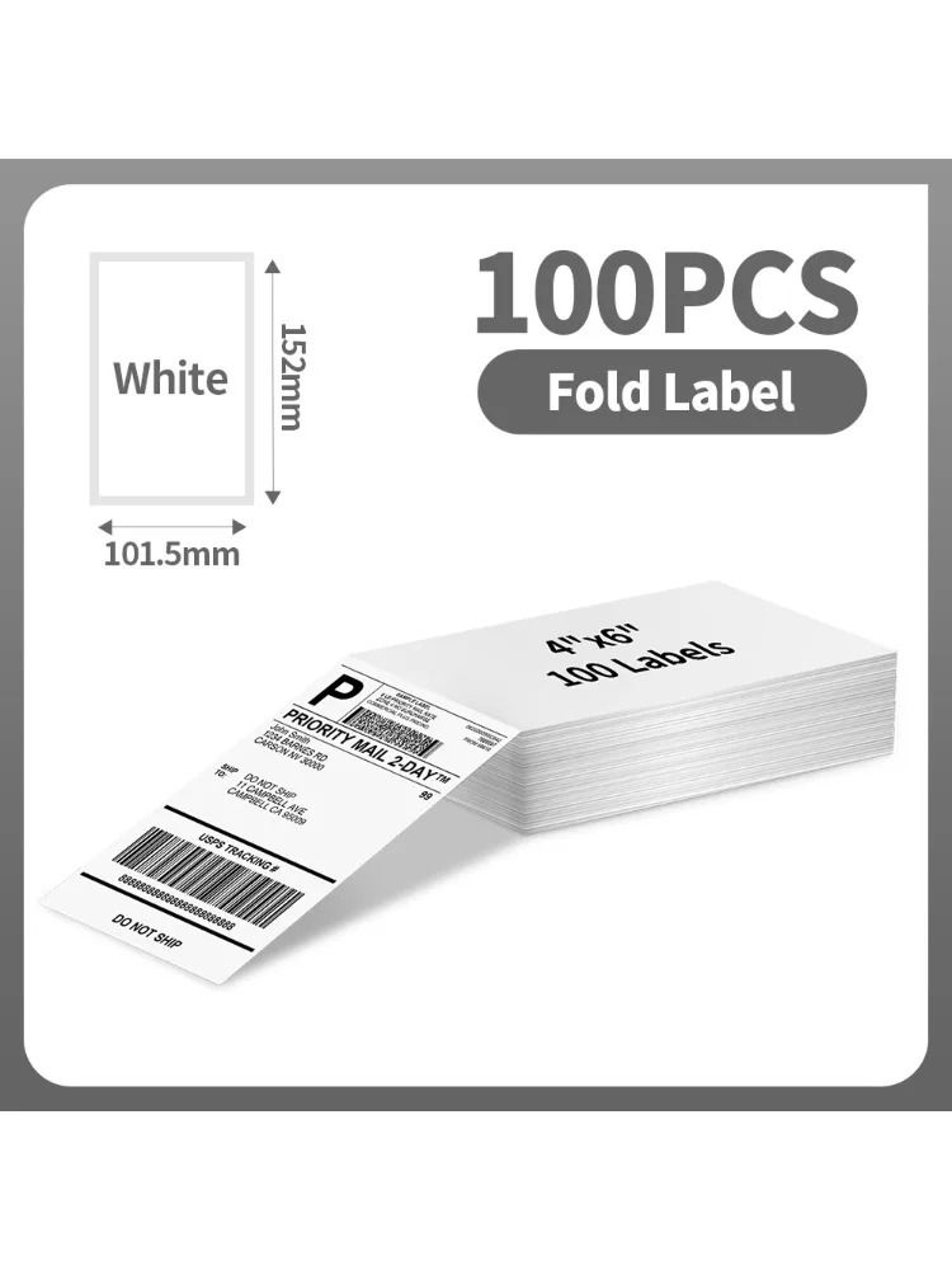 Phomemo 4x6 Thermal Shipping Labels 100 Pack 6