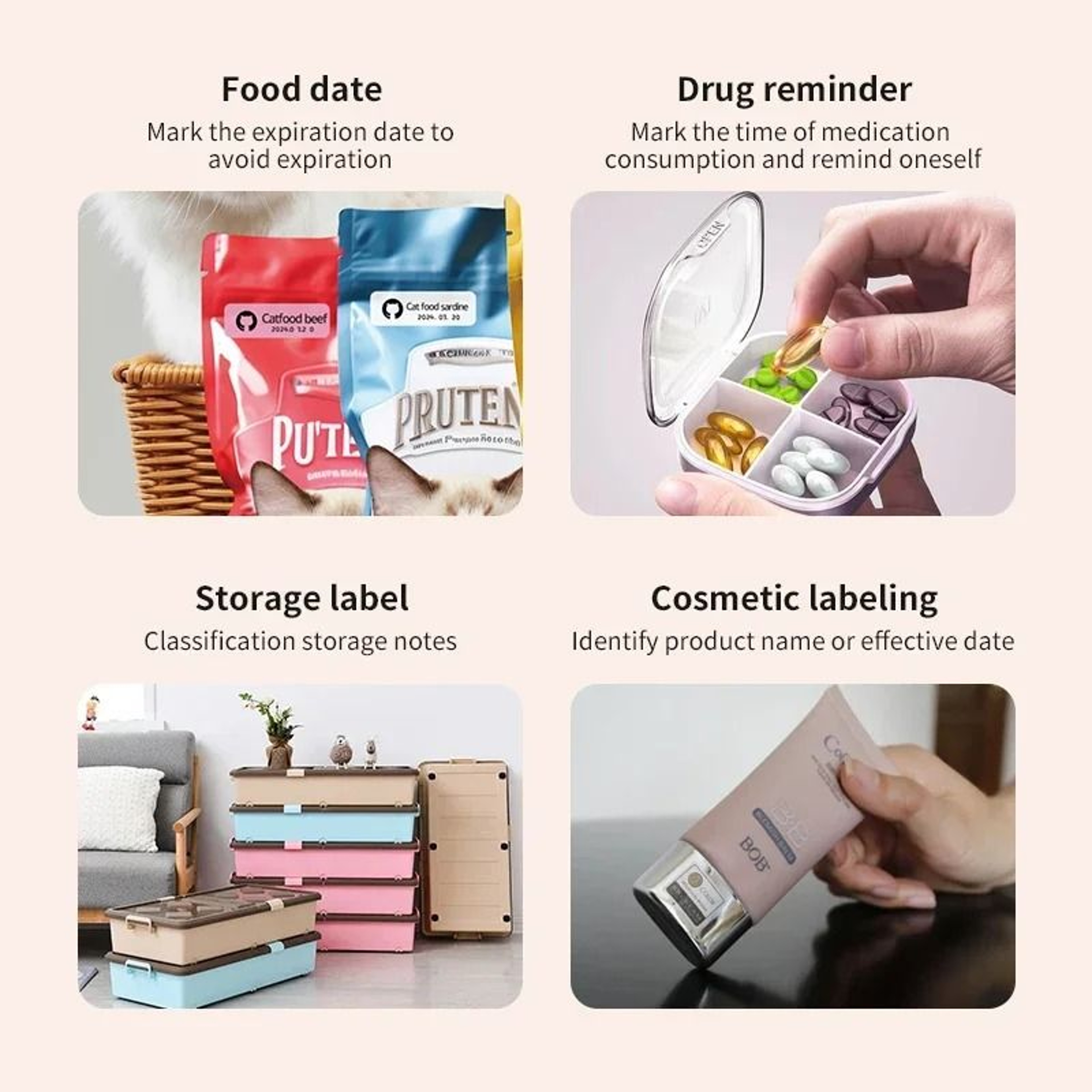 HZTZ Mini Bluetooth Pocket Label Printer 4