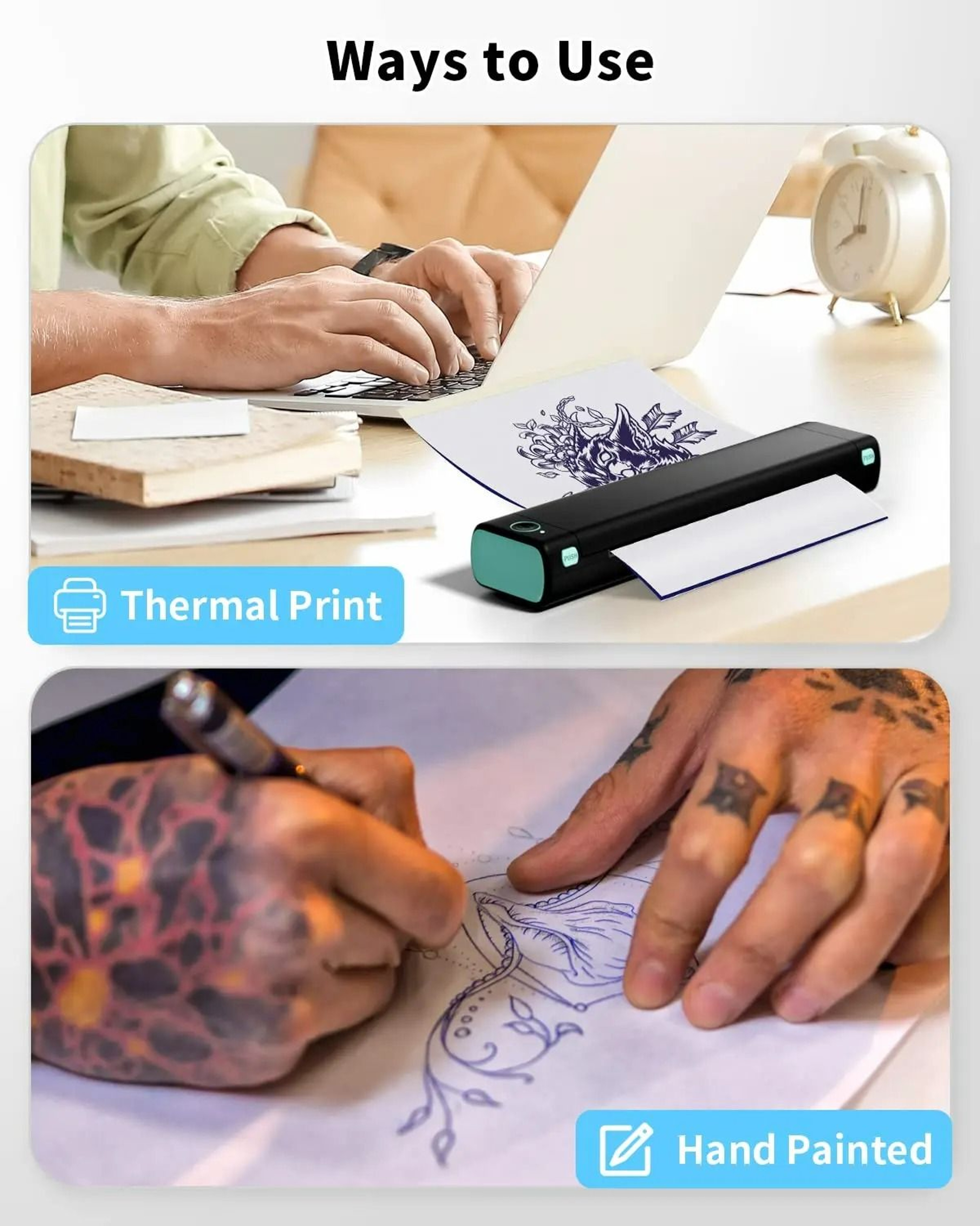 A4 Tattoo Stencil Transfer Paper 100 Sheets 4