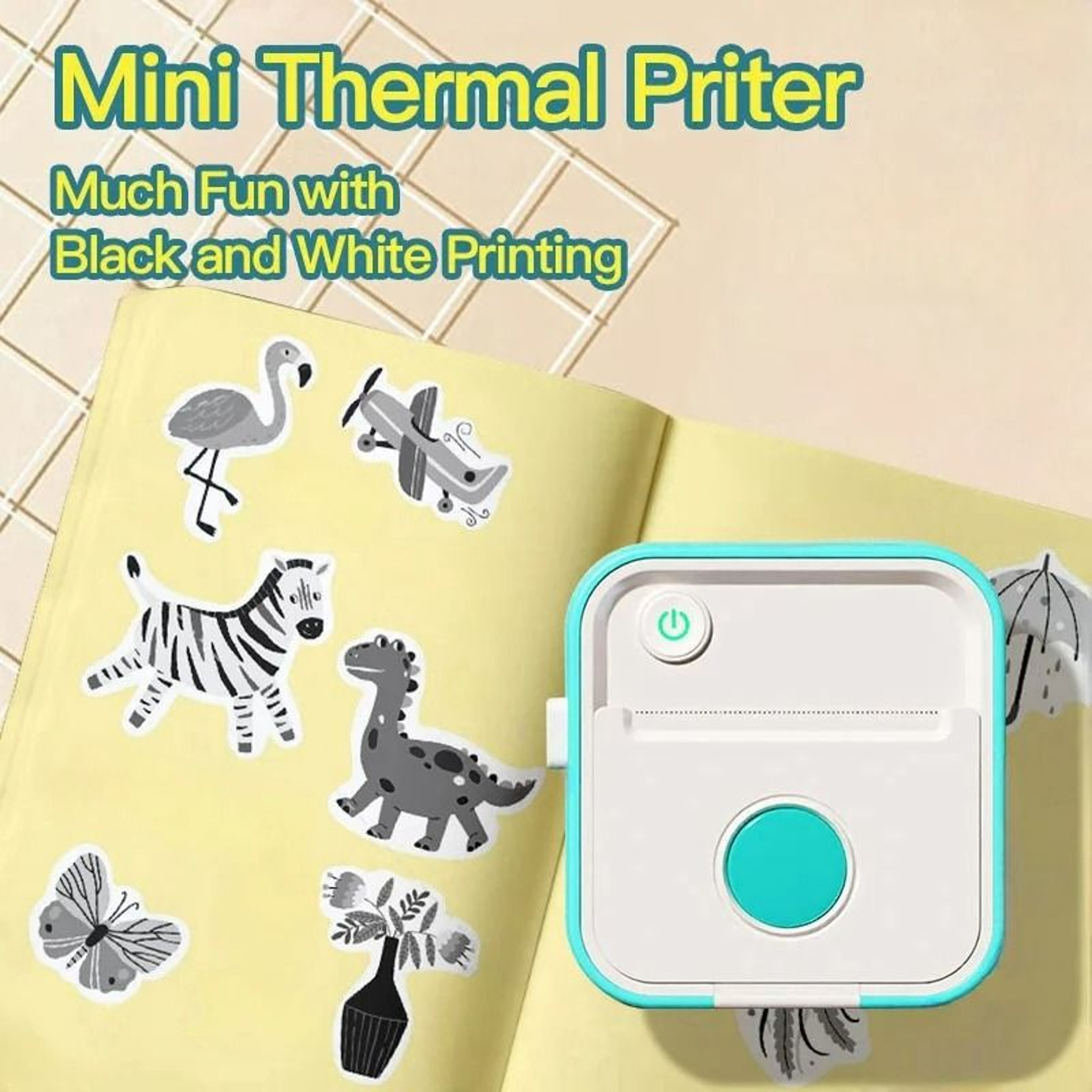D5 Mini Adjustable Thermal Label Printer 4