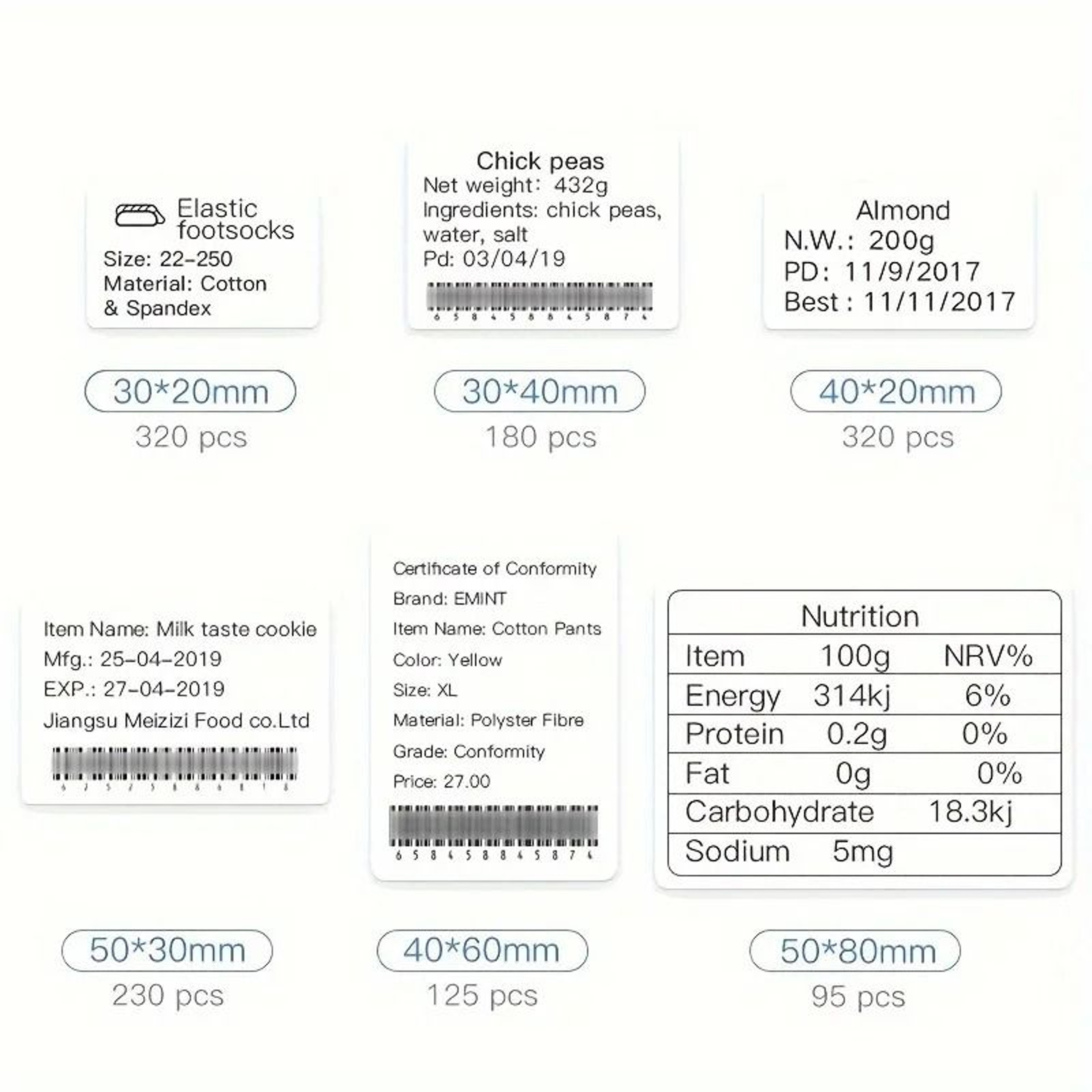 Niimbot Waterproof White Thermal Label Rolls 3