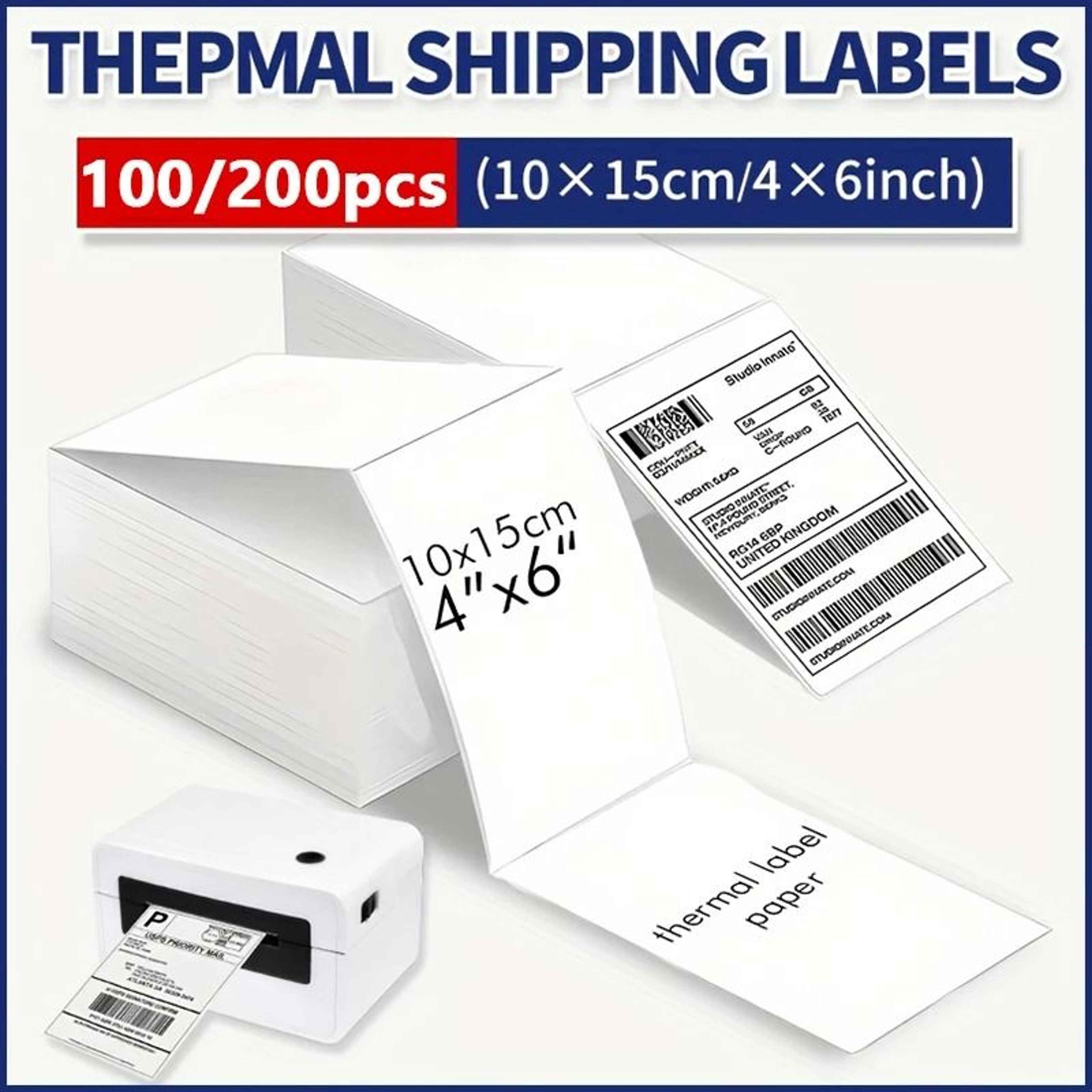 4x6 Self Adhesive Shipping Labels 0