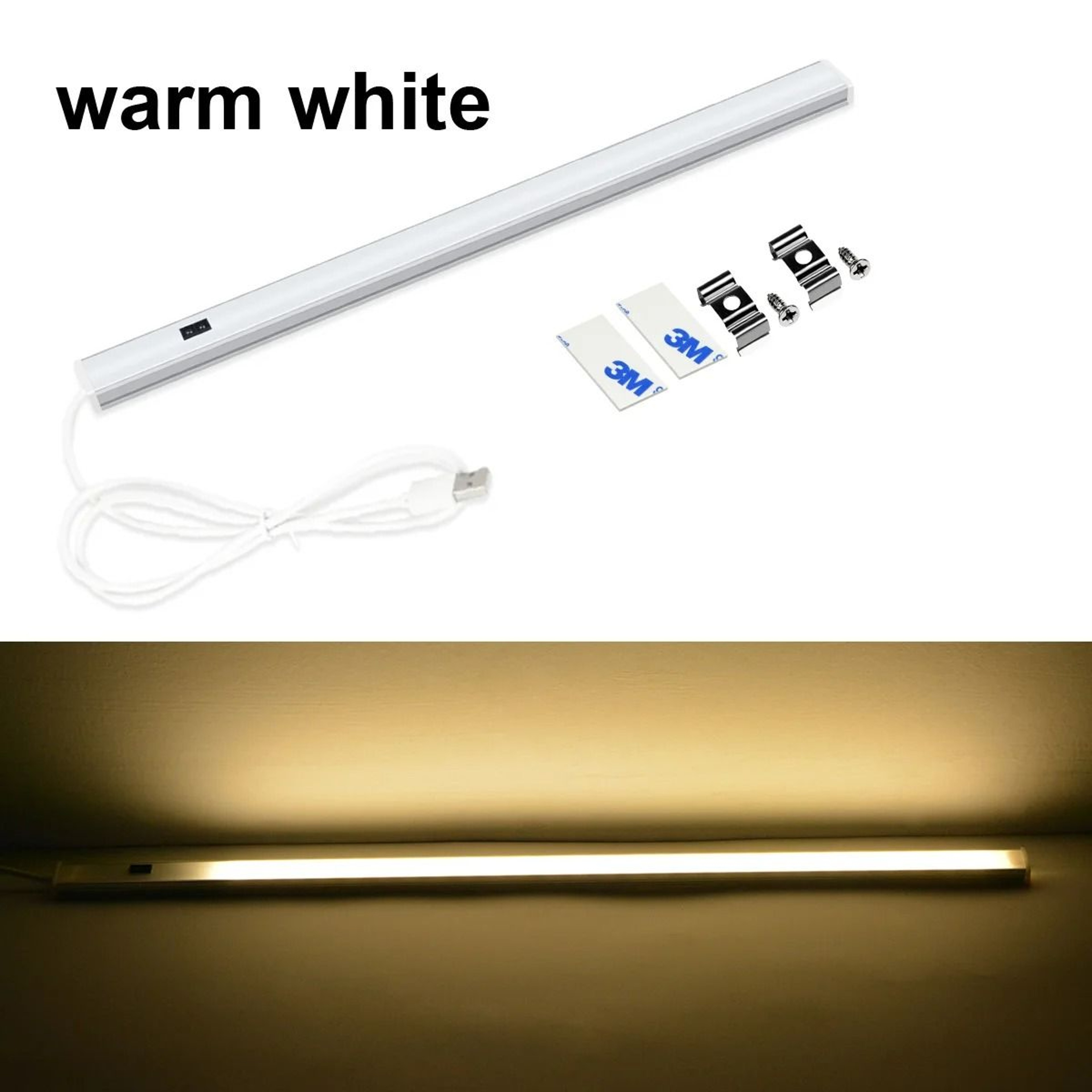 USB Motion Sensor LED Cabinet Light Bar 9