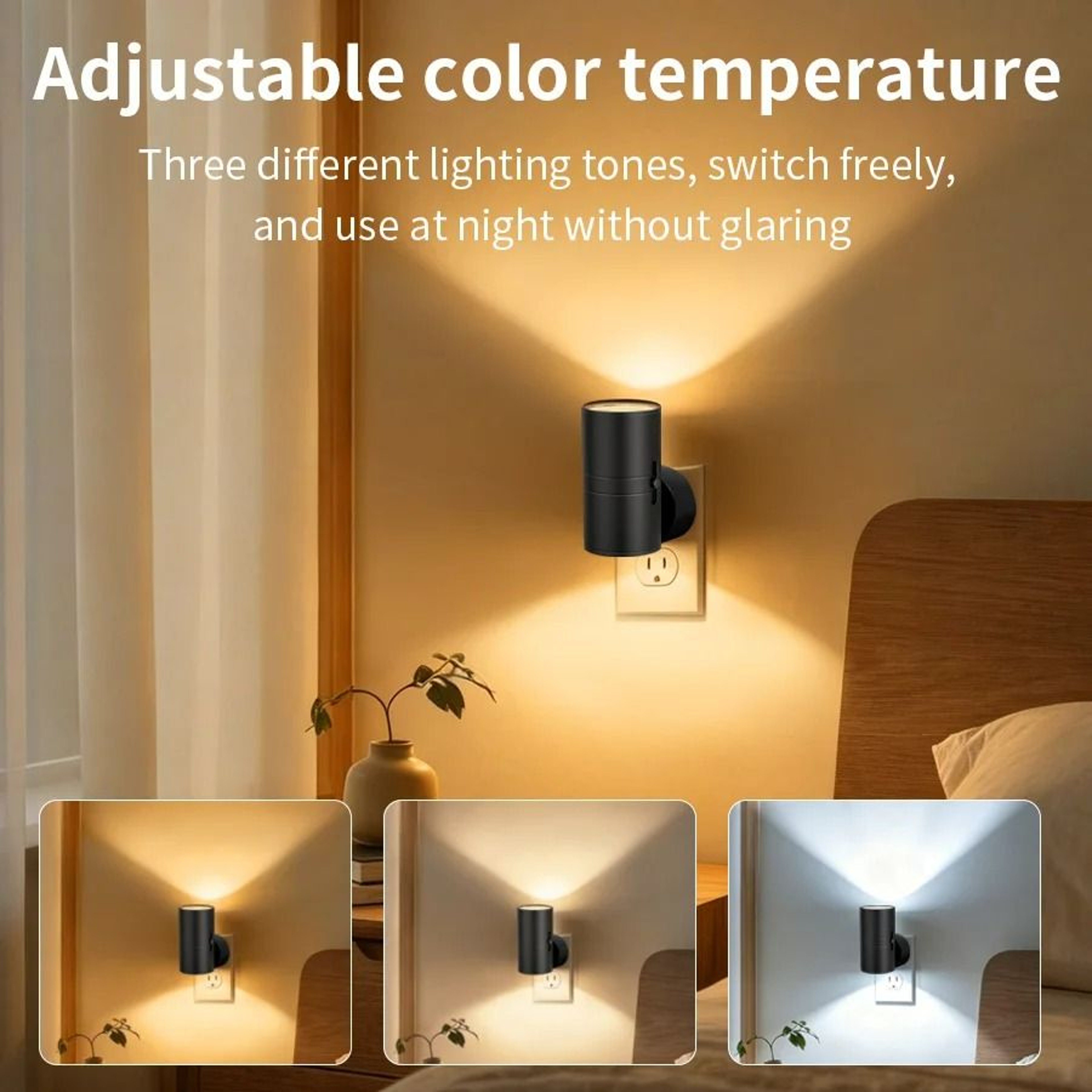 Dimmable PlugIn LED Night Light 4
