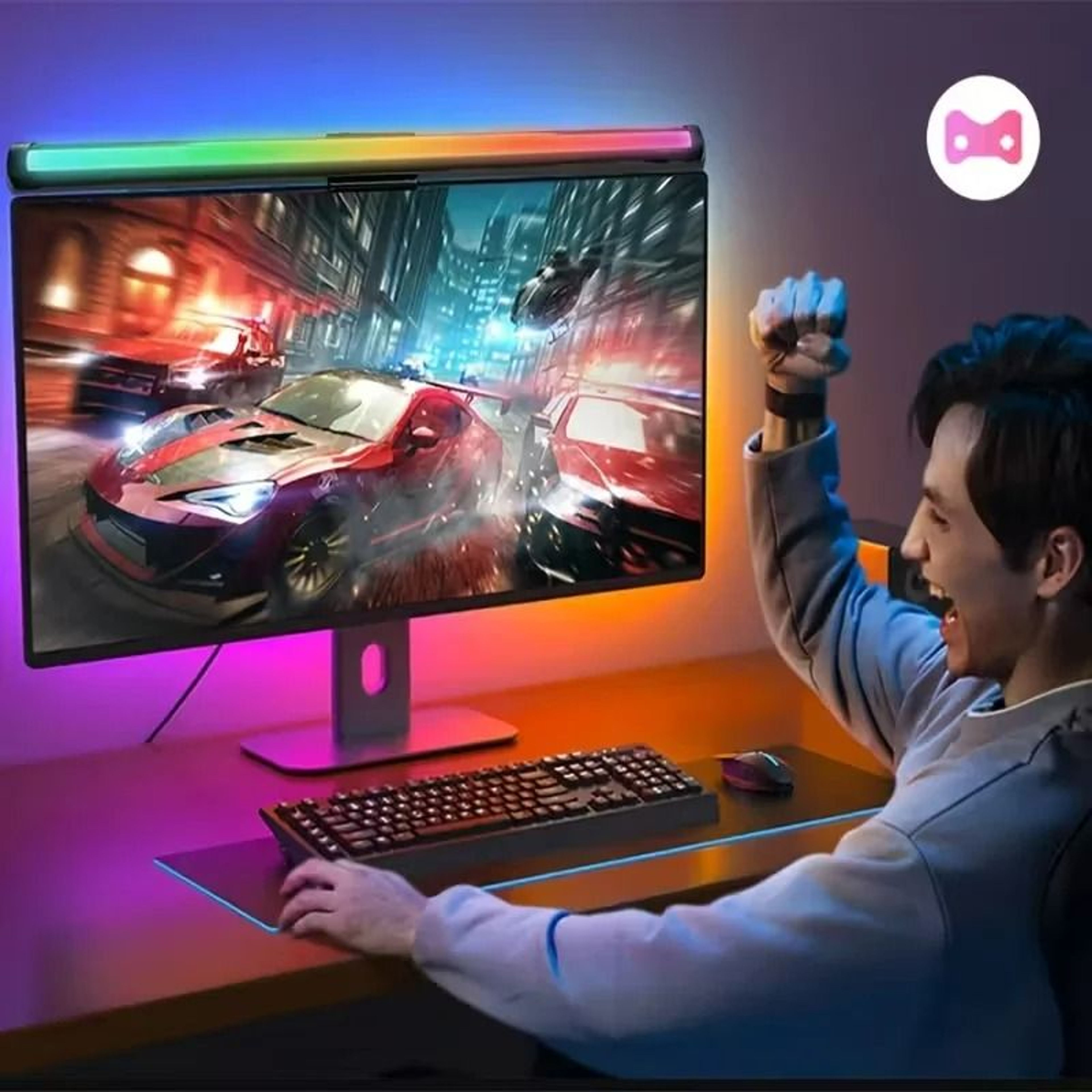 RGB Dimmable Screen Lighting Bar 4