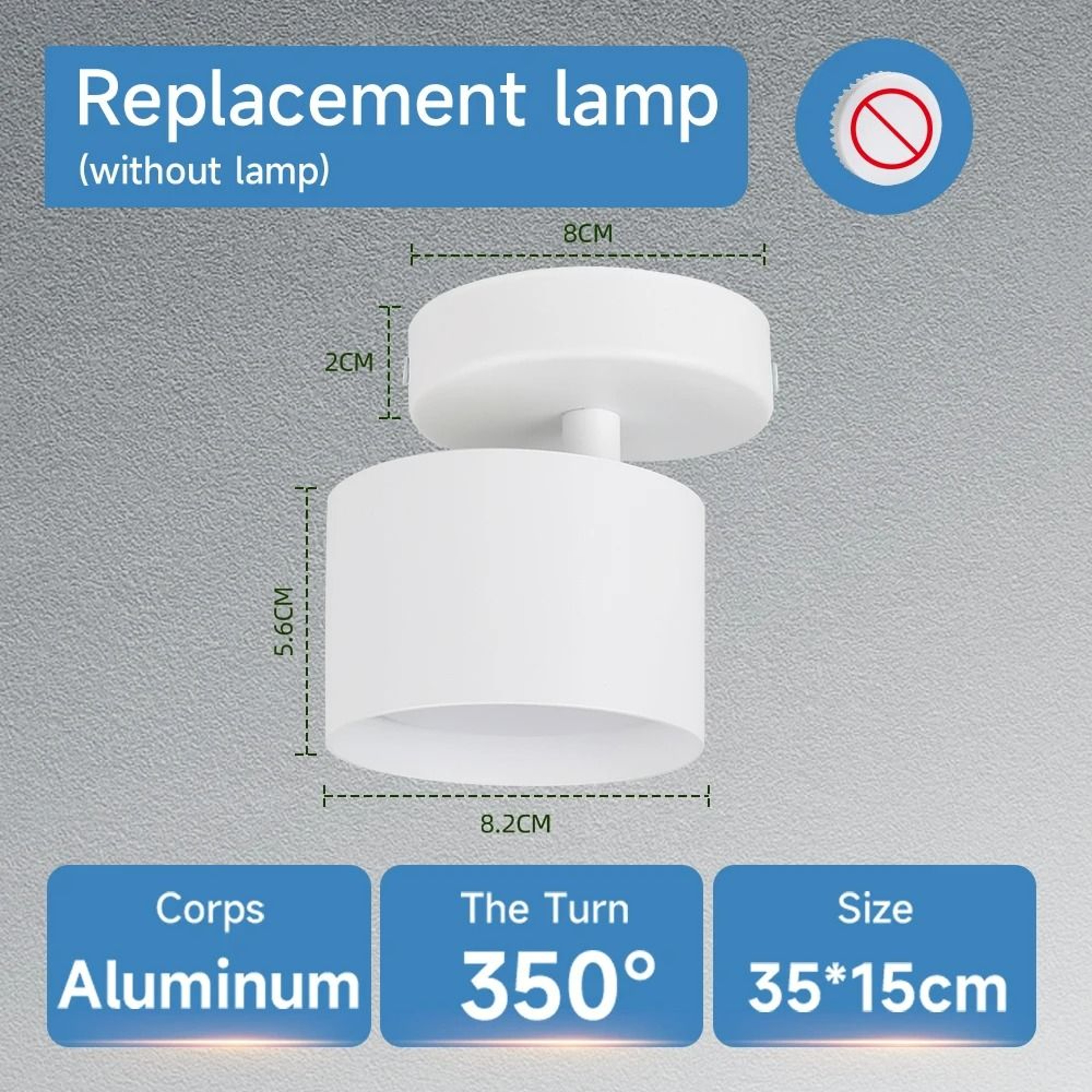 Rotatable GX53 Multi Head Ceiling Spotlights 9