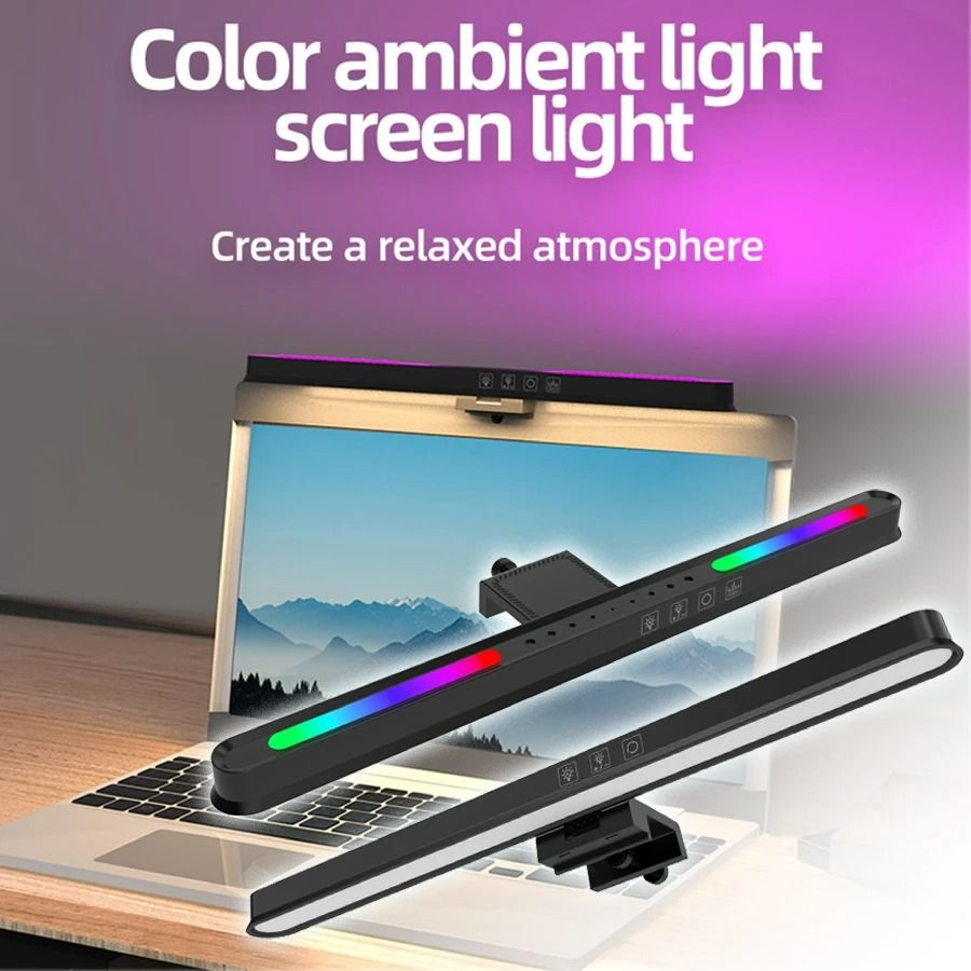 USB LED Screen Hanging Monitor Light Bar 0