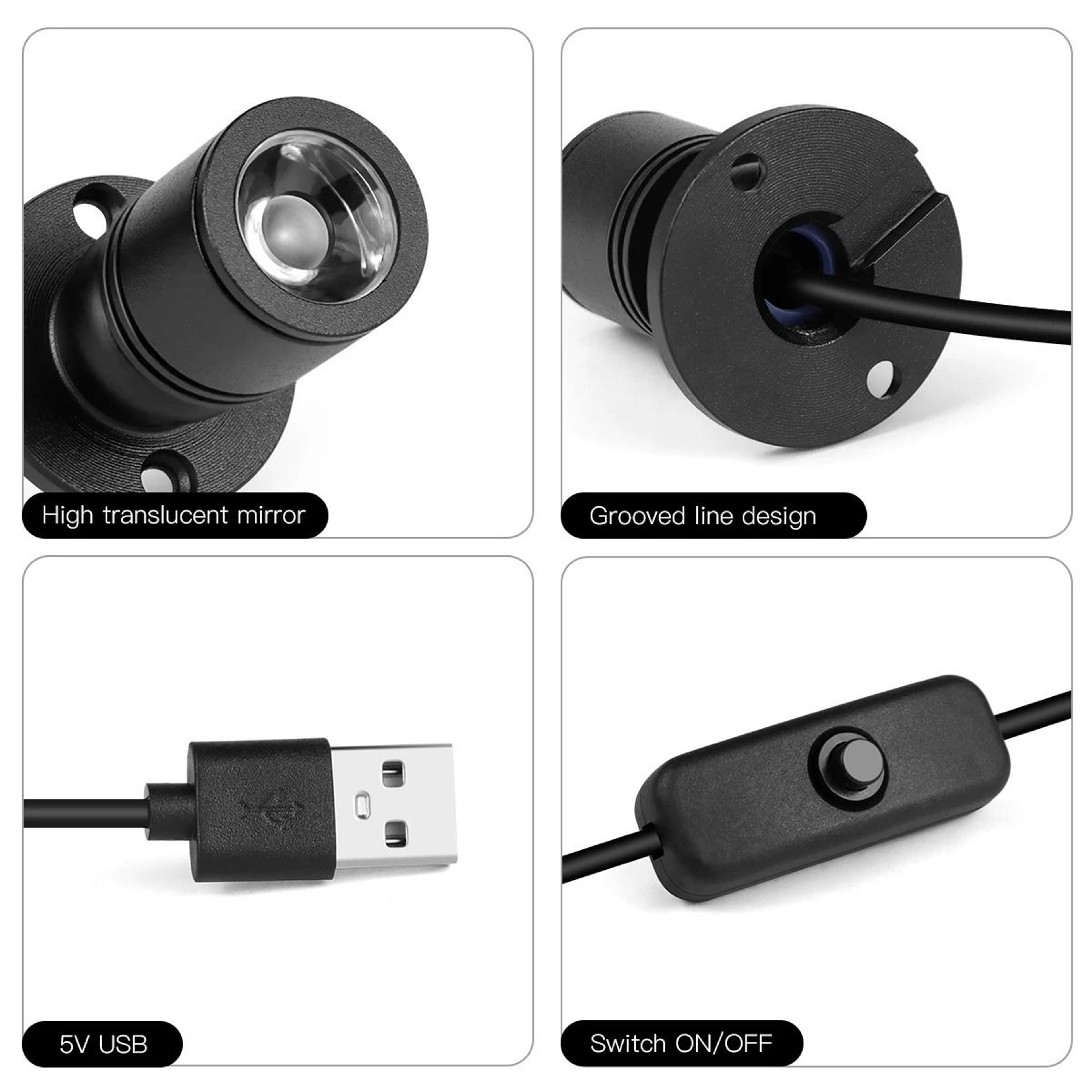 LumiPivot USB Adjustable Mini Spotlight 6