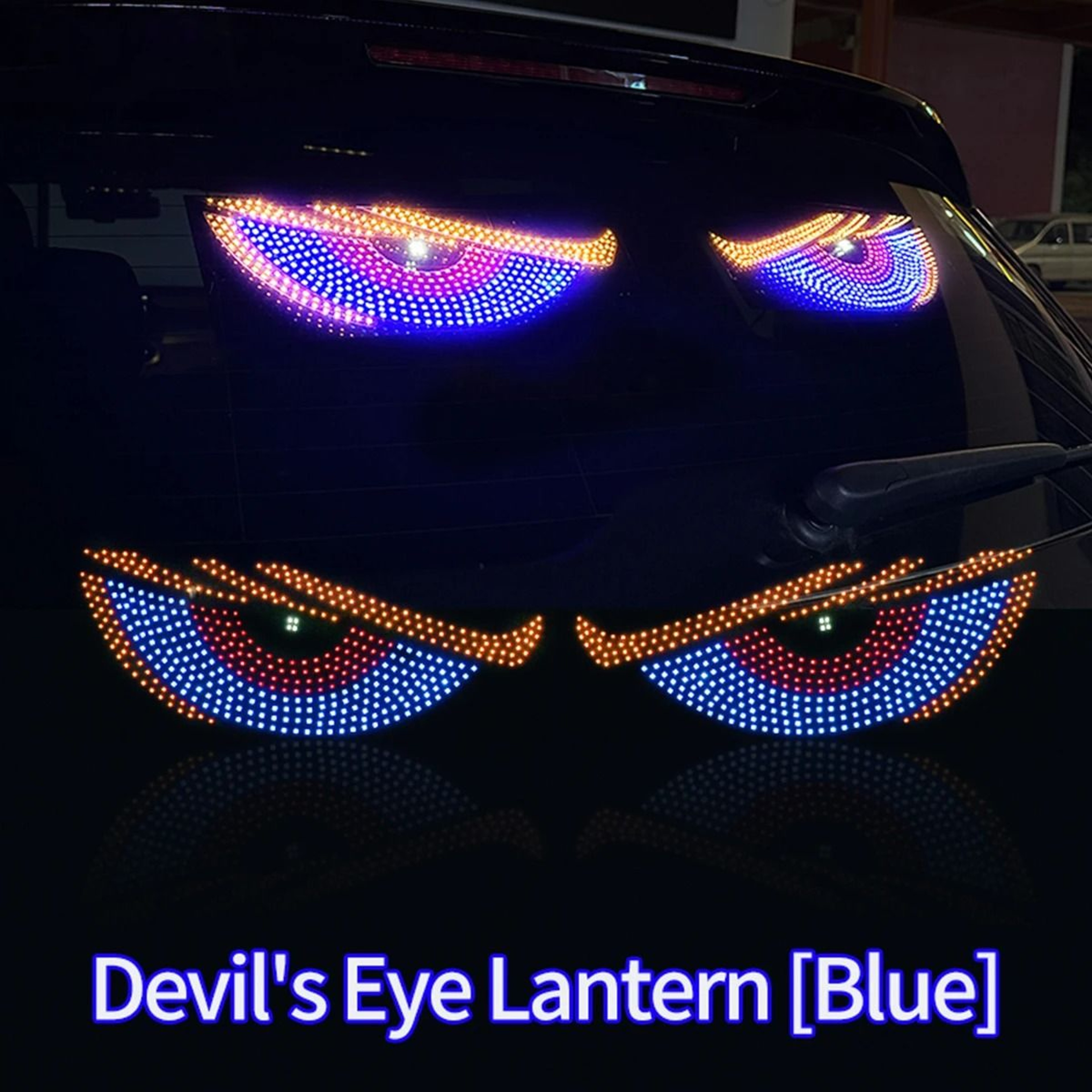 Animated Devil Eyes LED Car Display 7