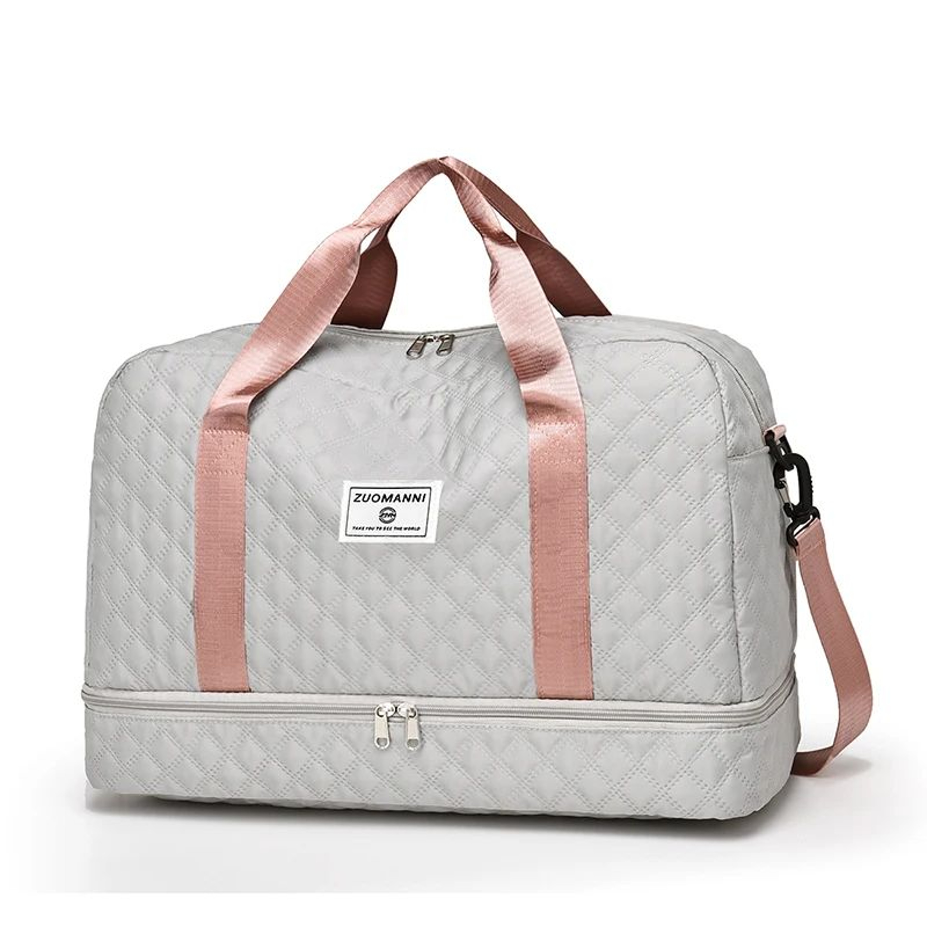 Lightweight Travel Duffel Bag  Large Capacity Portable Weekender  Gym Storage Tote 10