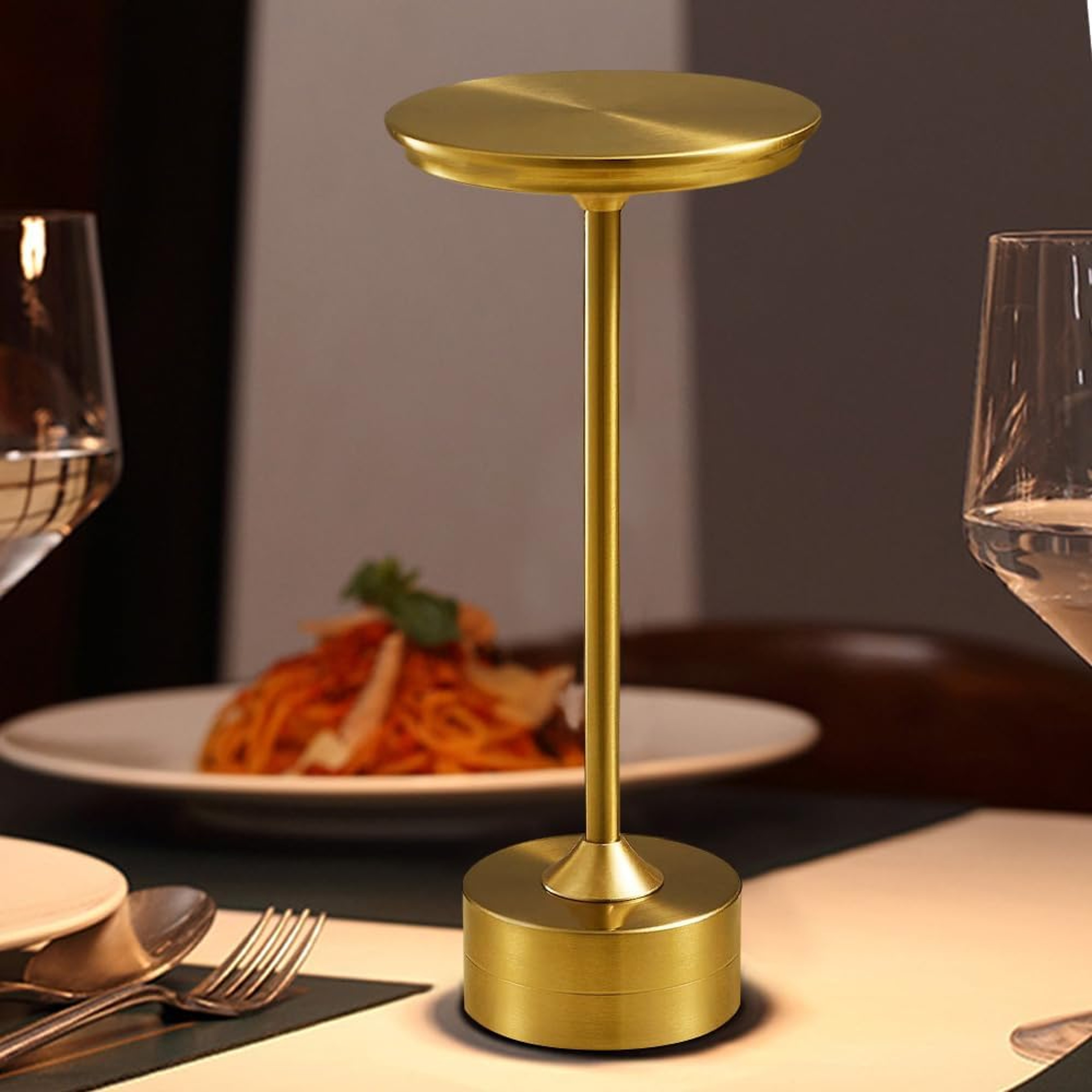 Wireless Touch Dimming LED Table Lamp  Rechargeable Ambient Light For Home Bar  Restaurant 0