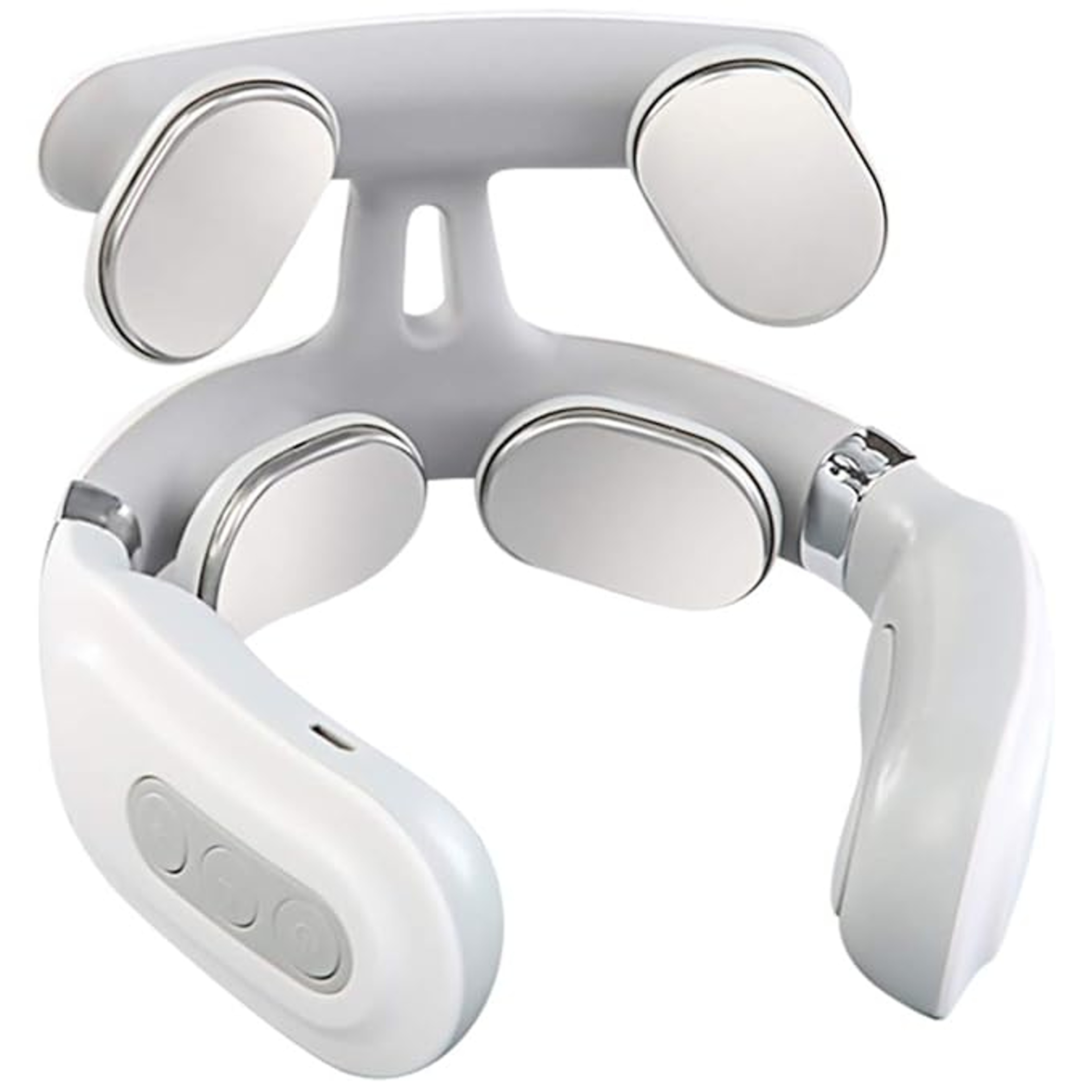 4D Neck Massage Machine With Heat  Cervical Spine Massager With Vibration Hot Compress  Breathing L 0