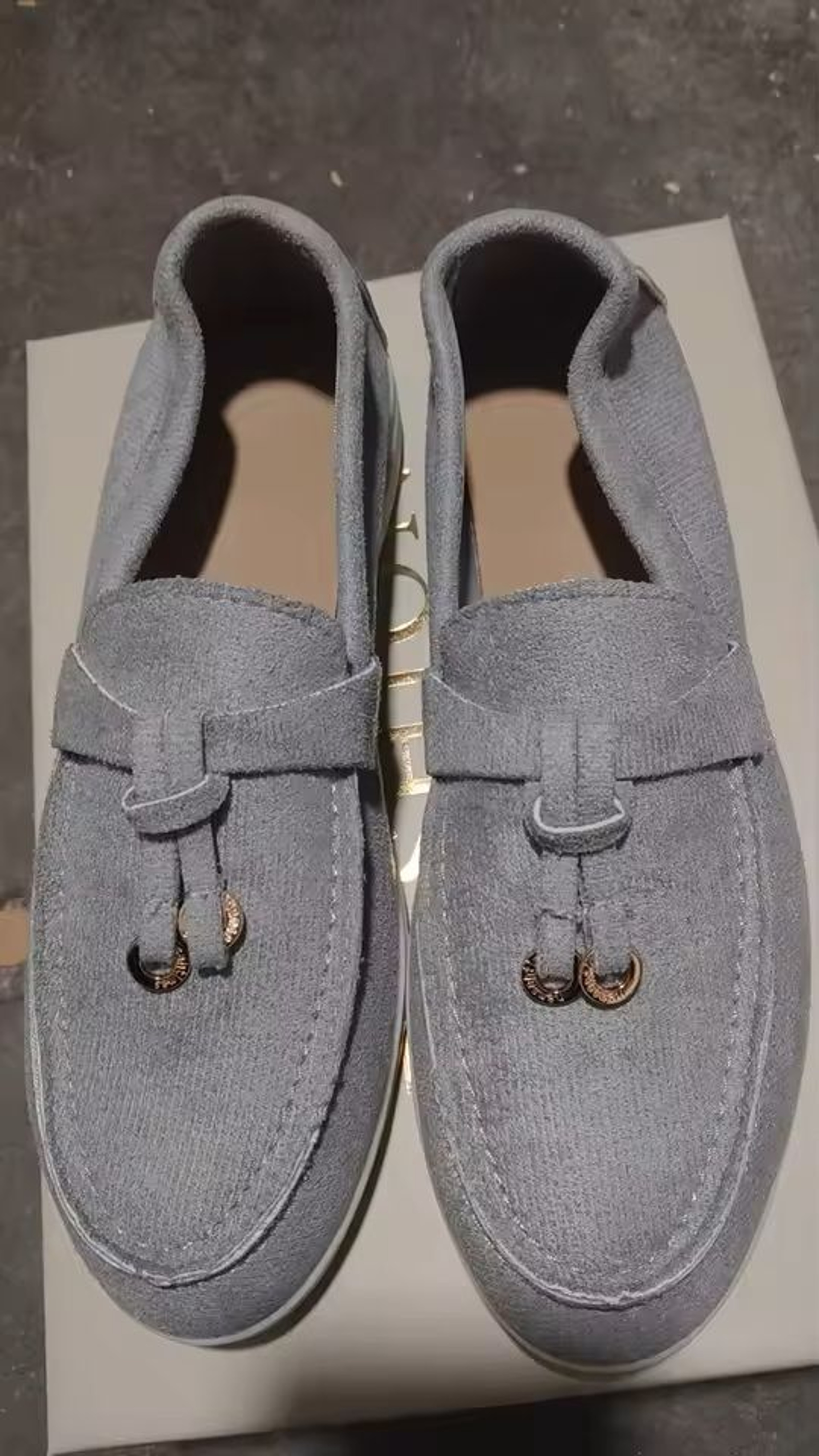 Lefu Womens Soft Leather Retro Lazy Step On Flats 11