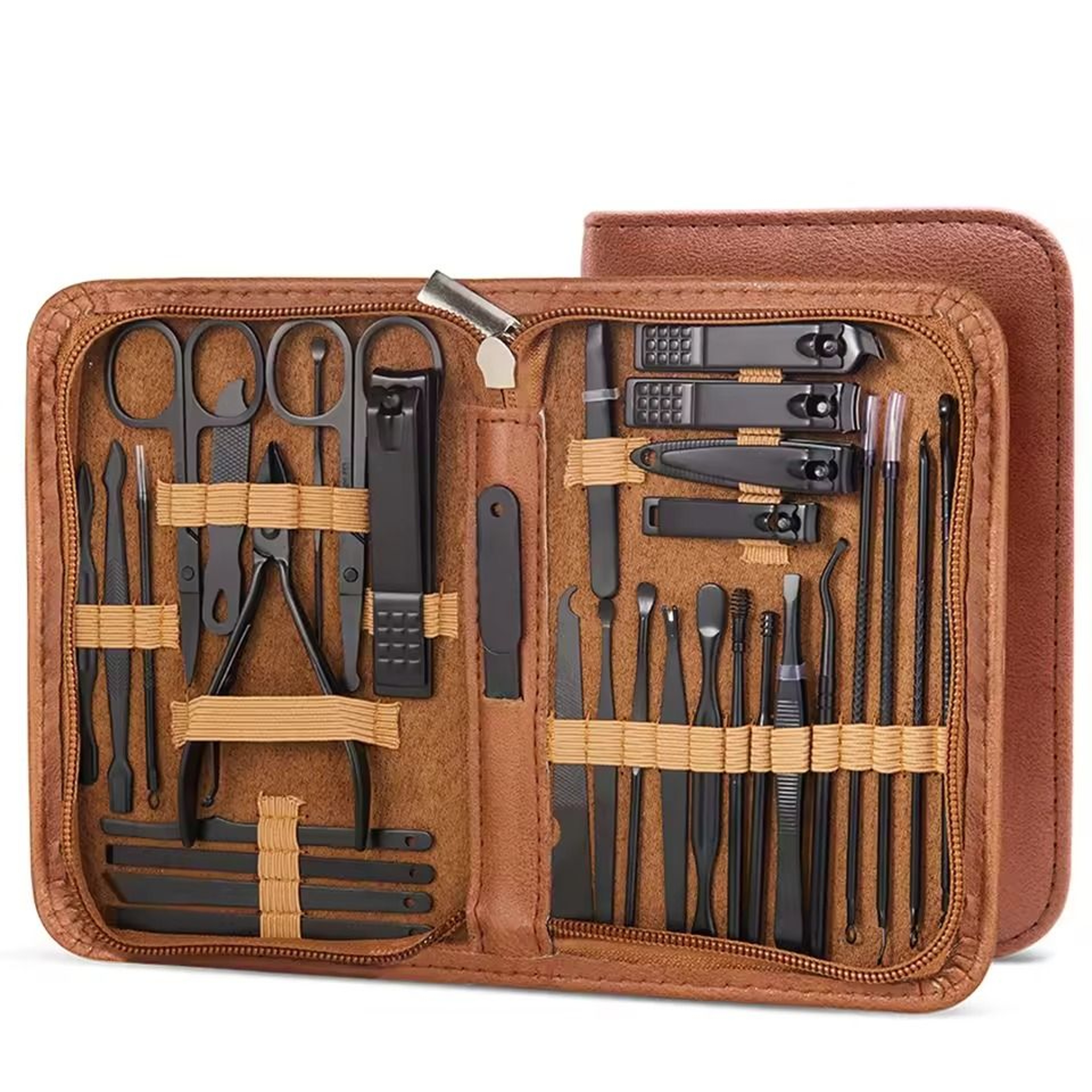 Professional Stainless Steel Manicure And Pedicure Set Grooming Kit With Scissors And Nail Tools 8