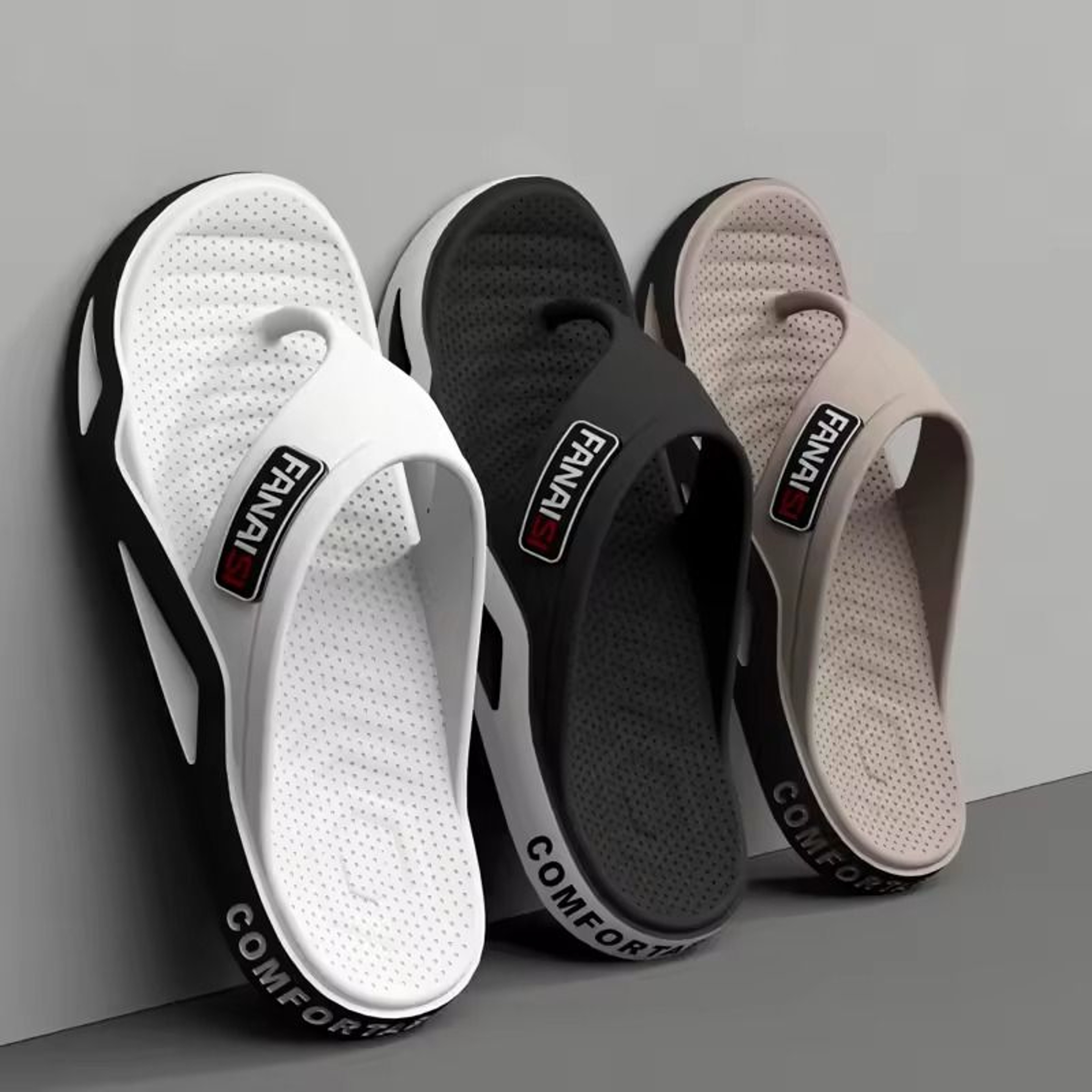 Summer Mens Flip Flops Comfortable Outdoor Beach Sandals Casual House Shoes 0