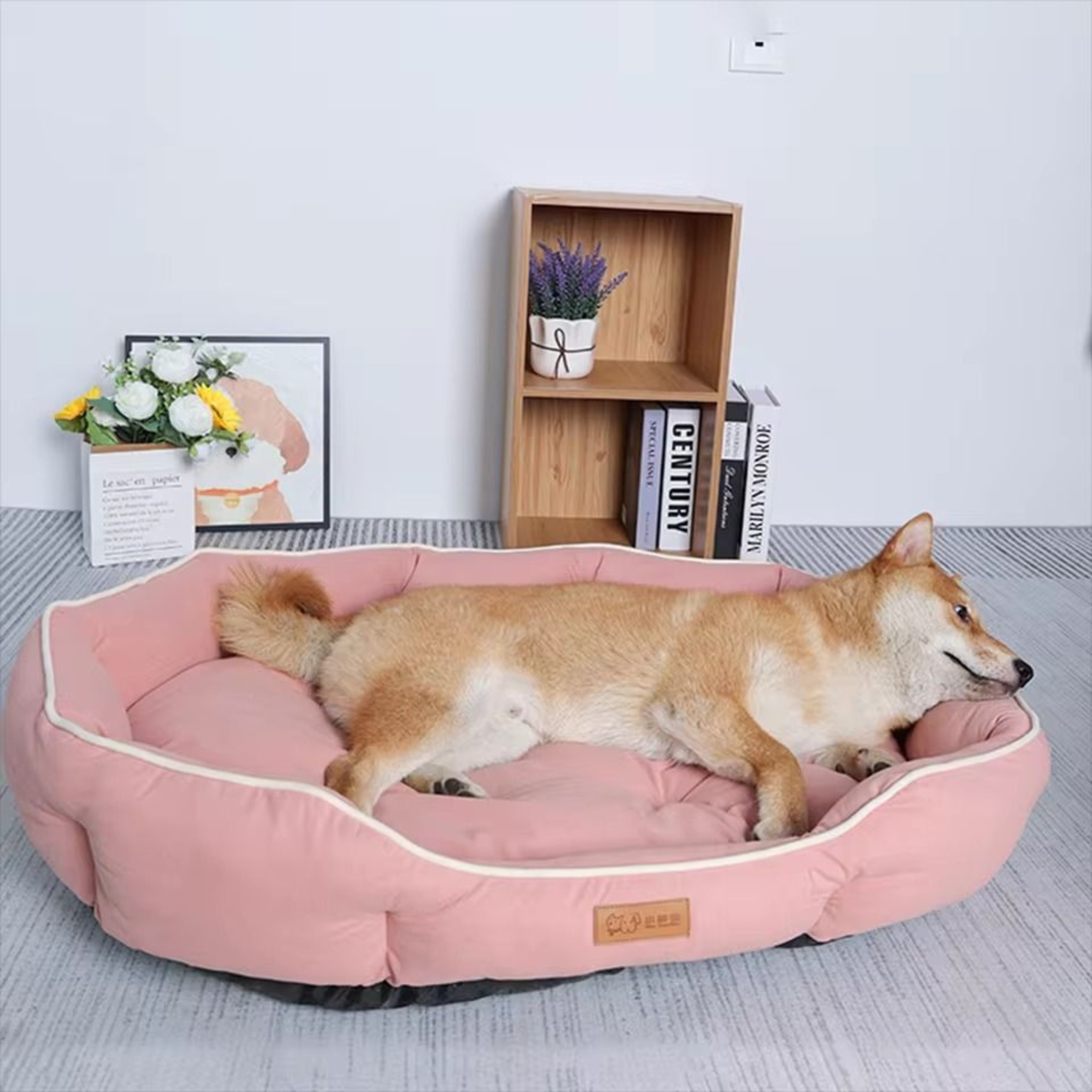 Large Pet Sofa Bed For Dogs And Cats With Winter Warm Cushion 1