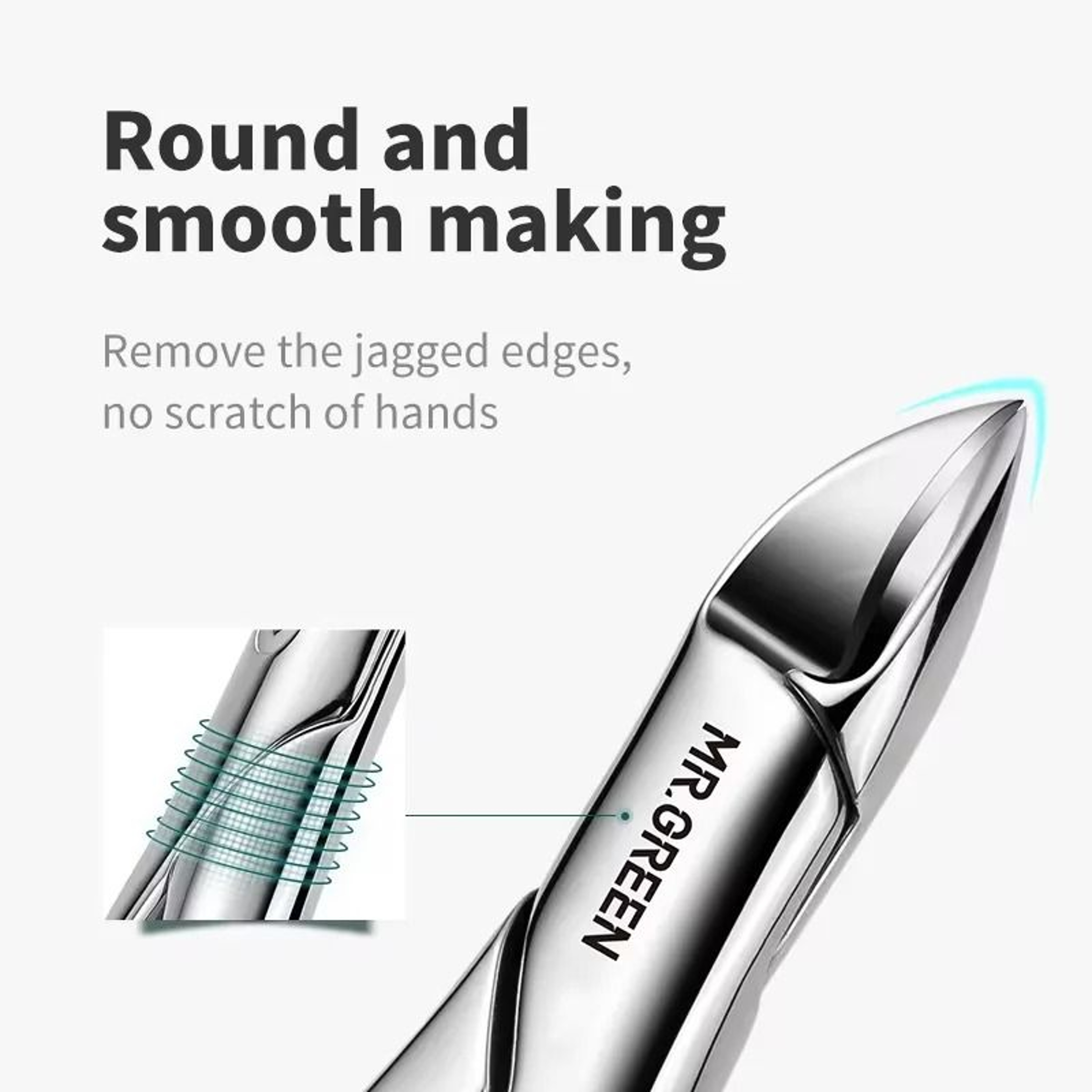 Professional Stainless Steel Toenail Clippers With Anti Splash Design For Ingrown Nails And Pedicur 3