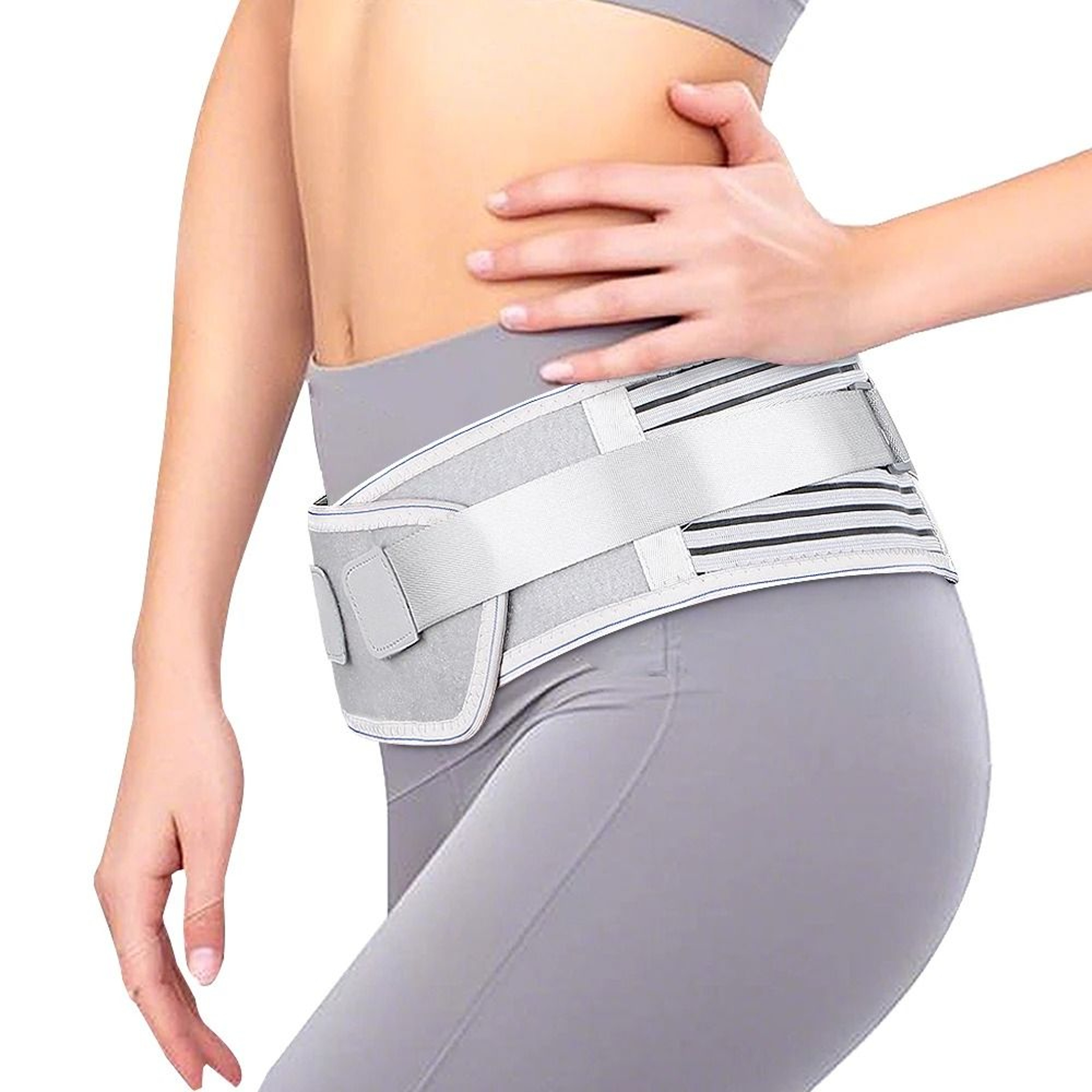 Adjustable Back Support Brace For Lower Back Pain Posture Correction Sciatica And Workout Recovery 6