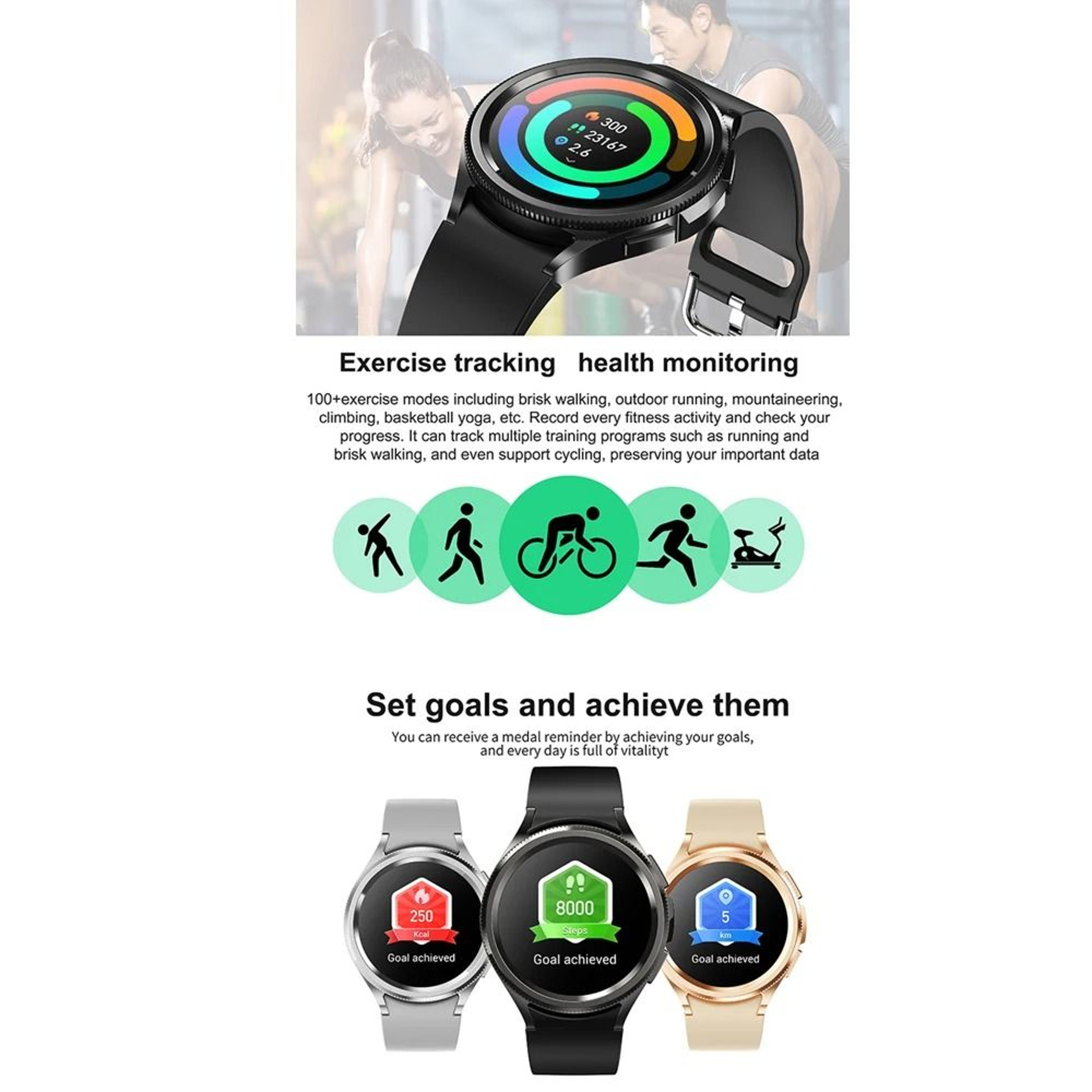 Galaxy Watch 6 Smartwatch For Men With GPS AMOLED Screen And 100 Plus Sport Modes 5