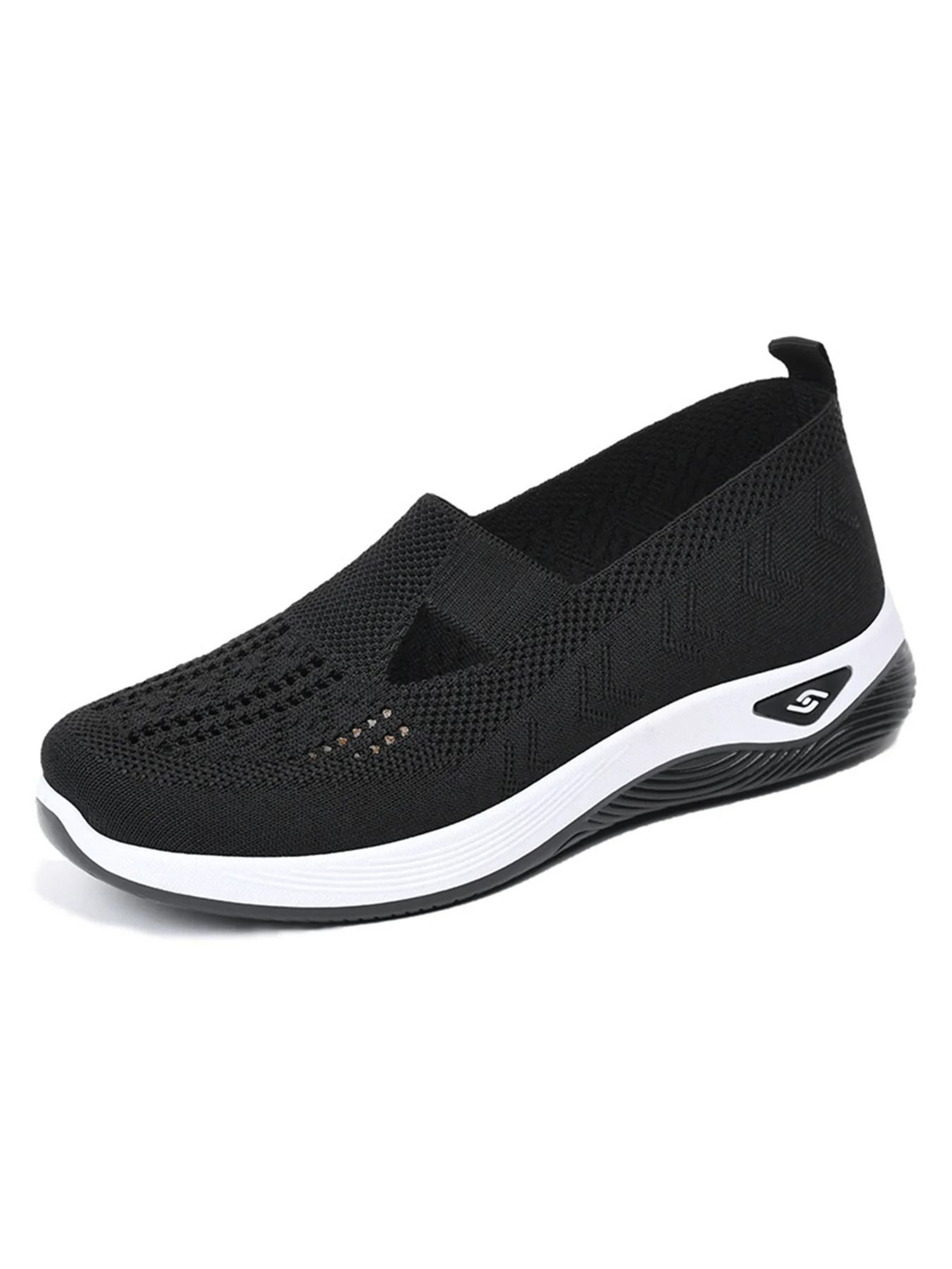 Breathable Knit LowTop Casual Sneakers For Women  Lightweight Summer Walking Shoes 7