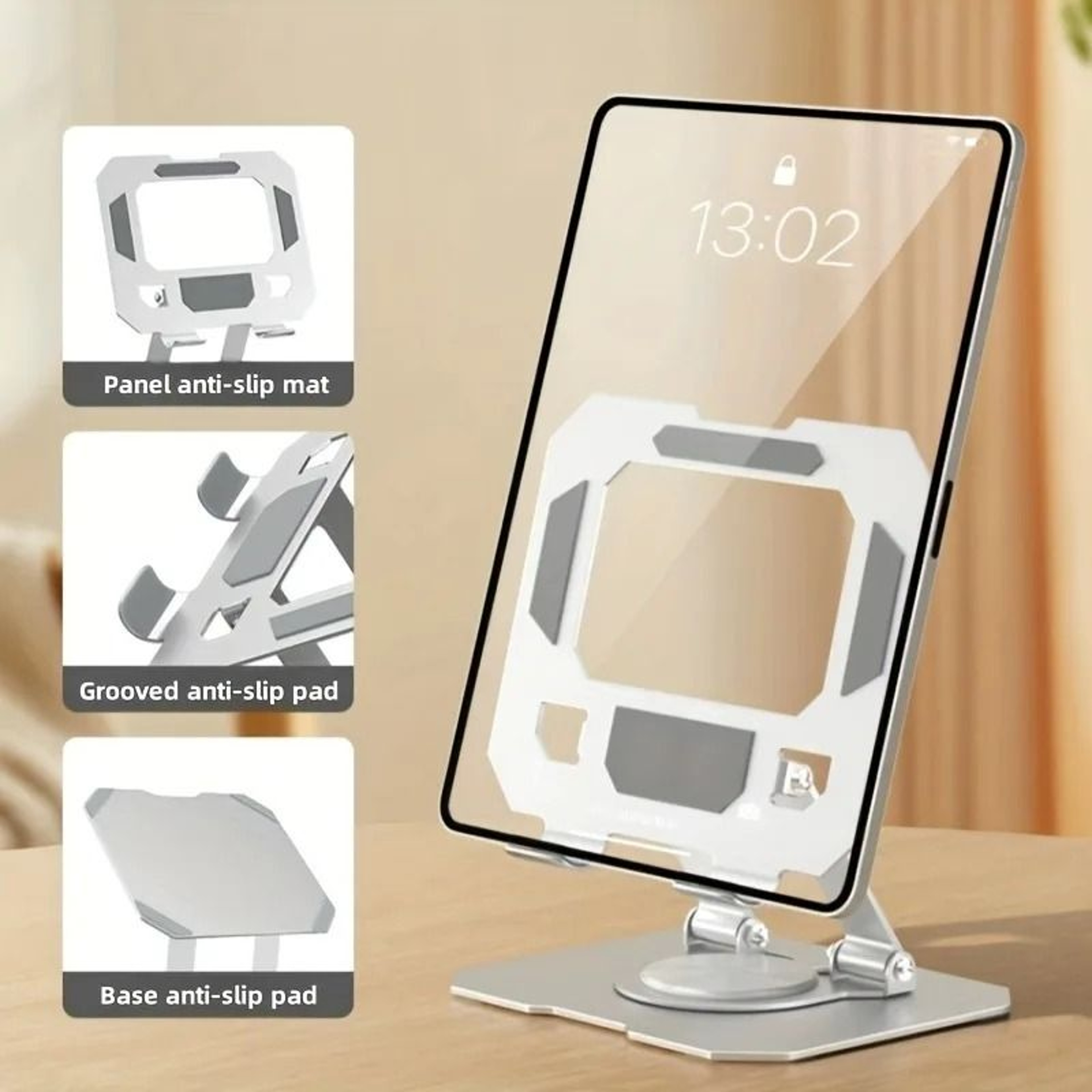 360 Degree Rotatable Adjustable Desktop Tablet Stand For IPad And Tablets 47 To 12 Inch 3