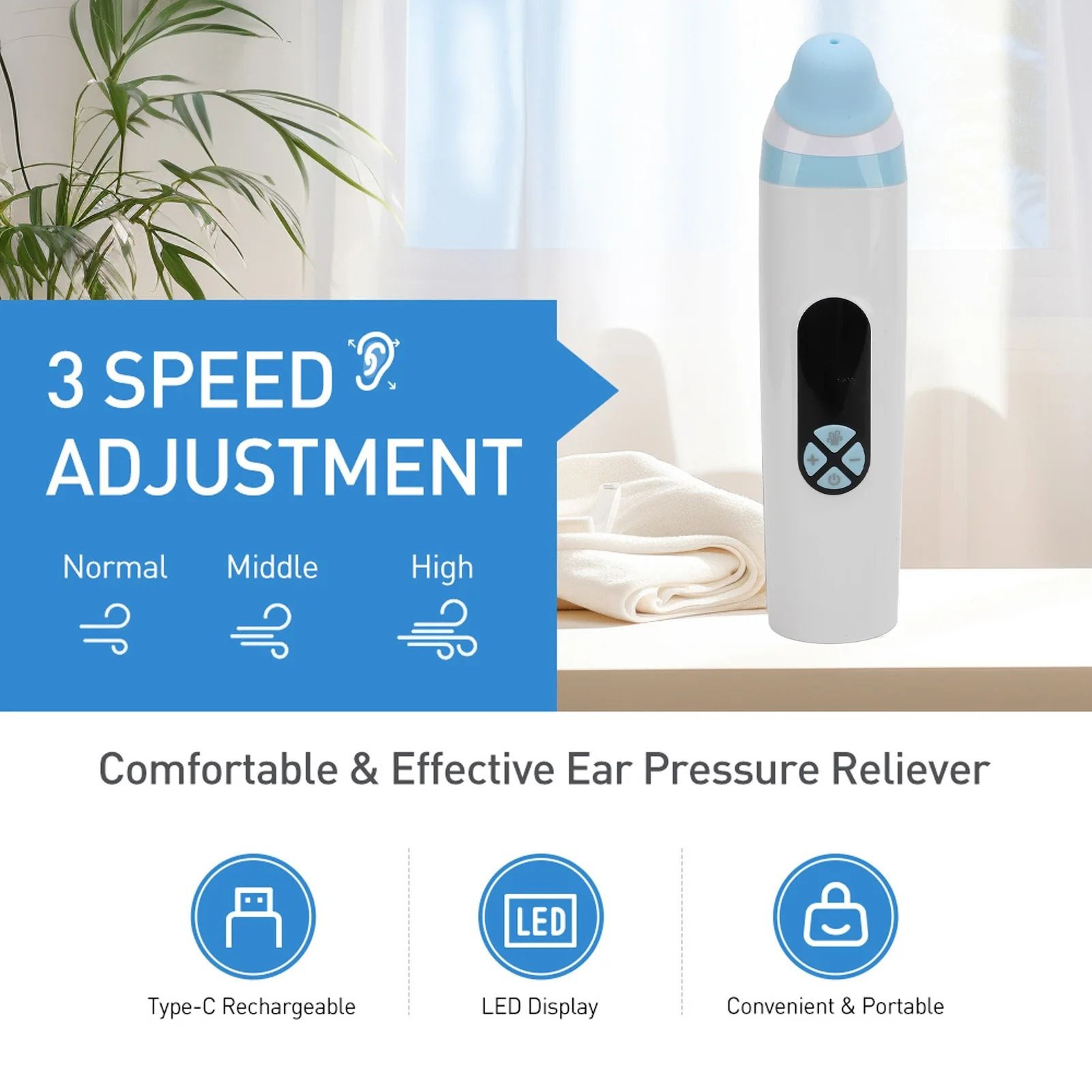 Eustachian Tube Pressure Relief Device For Tinnitus And Ear Pressure During Flying Or Congestion 2