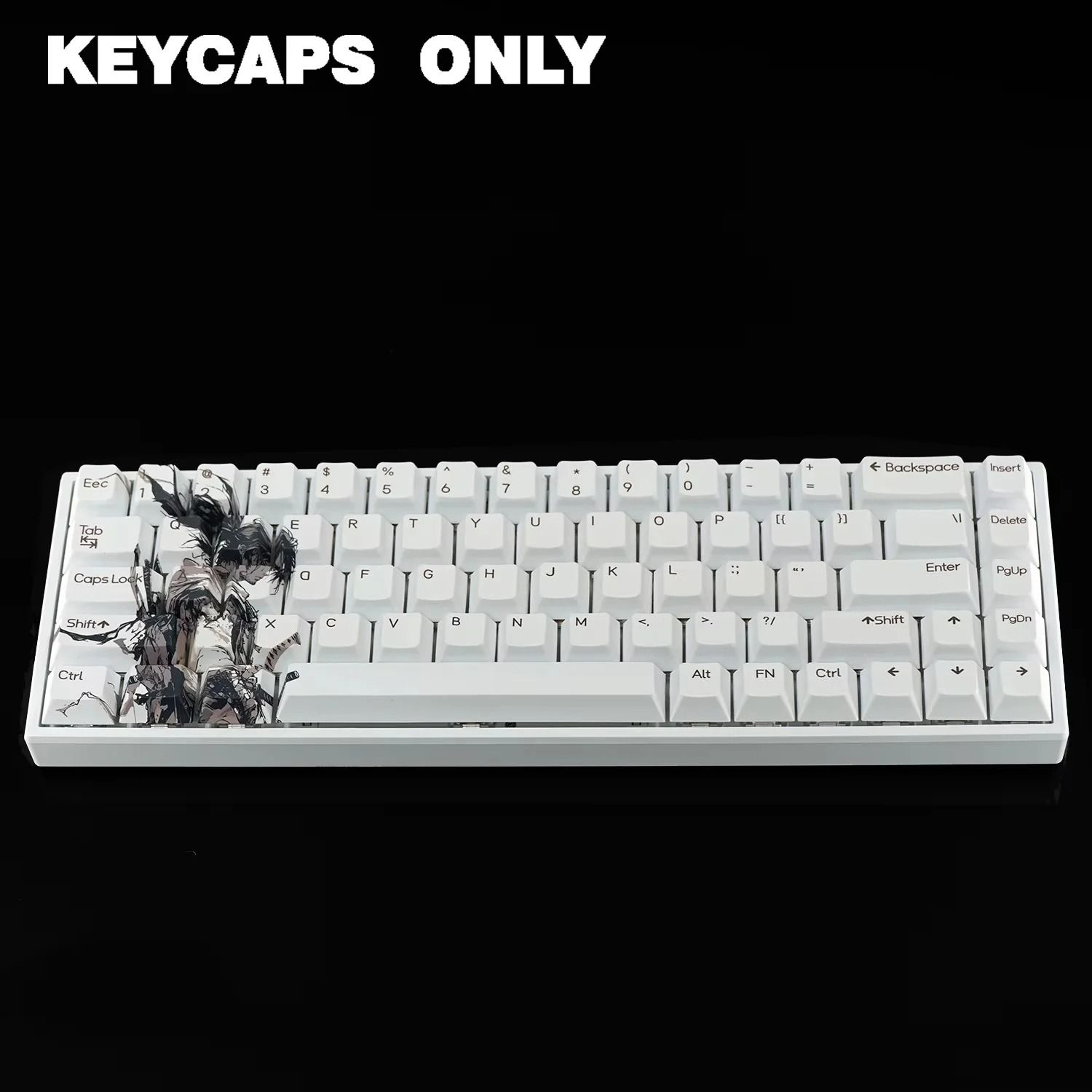 NPKC Cherry Profile Anime Keycap Set For 60 And 65 Percent Mechanical Keyboards With PBT Caps 2