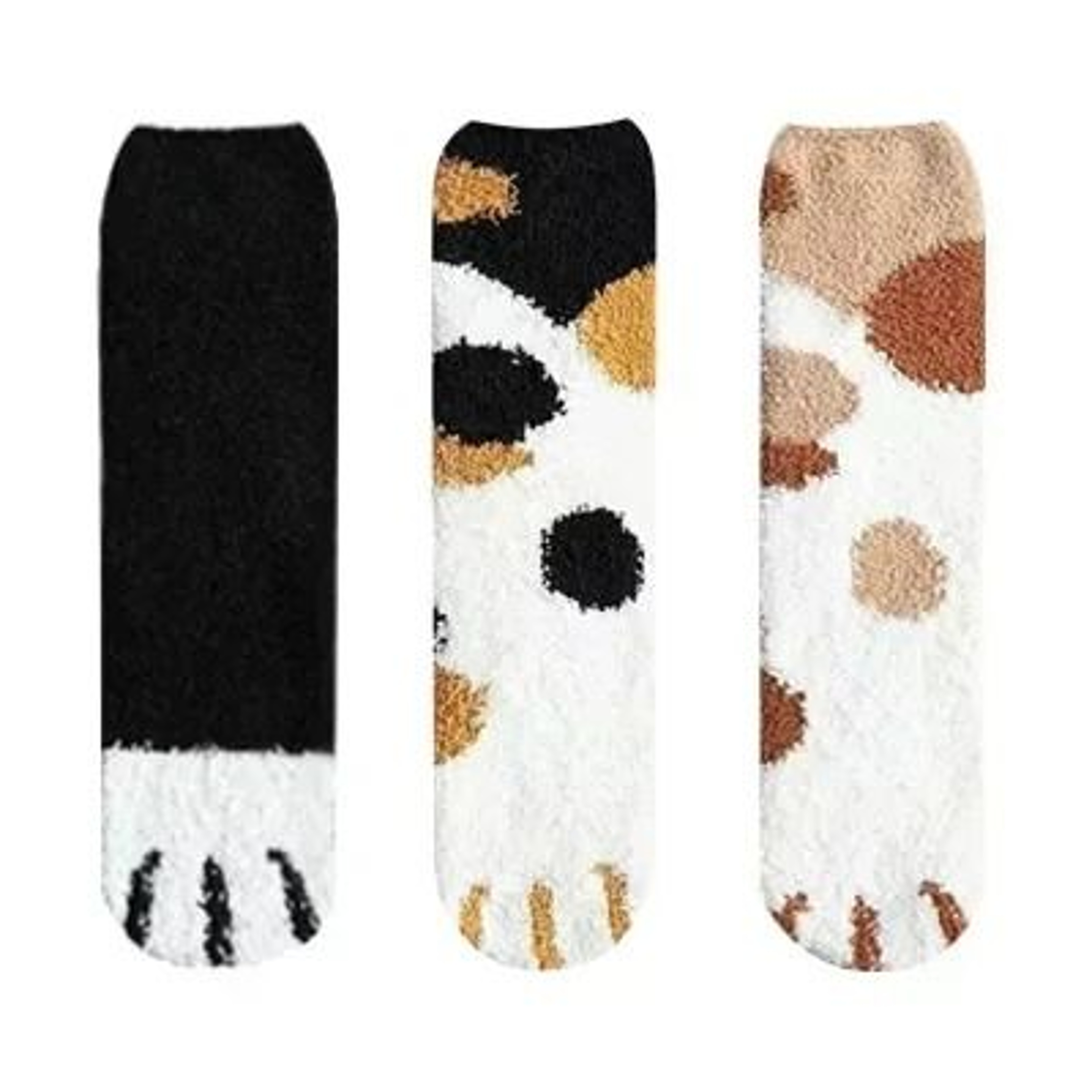 Women 3D Animal Toe Socks Set With Cat Paw And Stripe Designs For Fun Everyday Wear 16