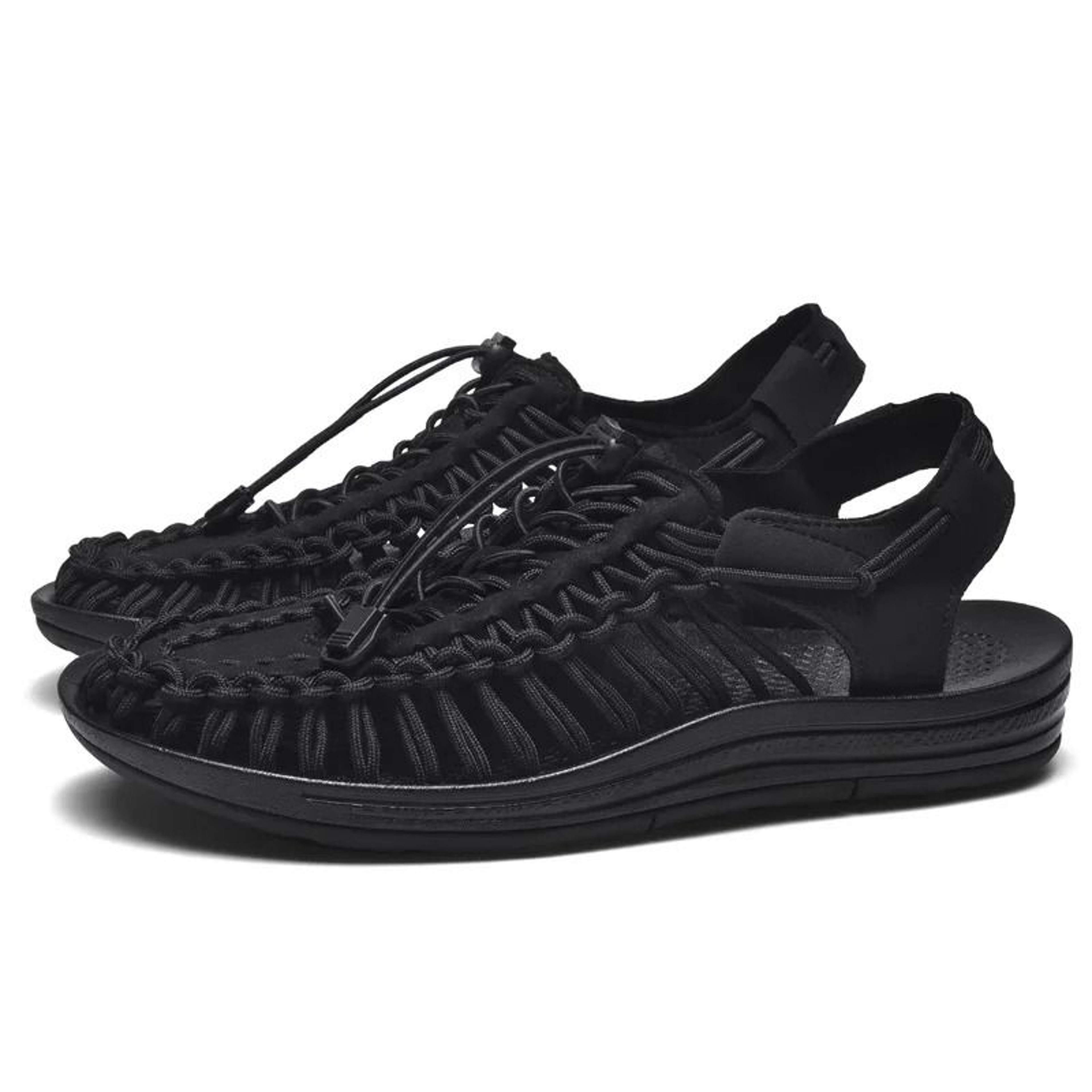 Handmade Summer Sandals For Men With Weaving Design Breathable Slip On Beach Flats For Outdoor Casu 6