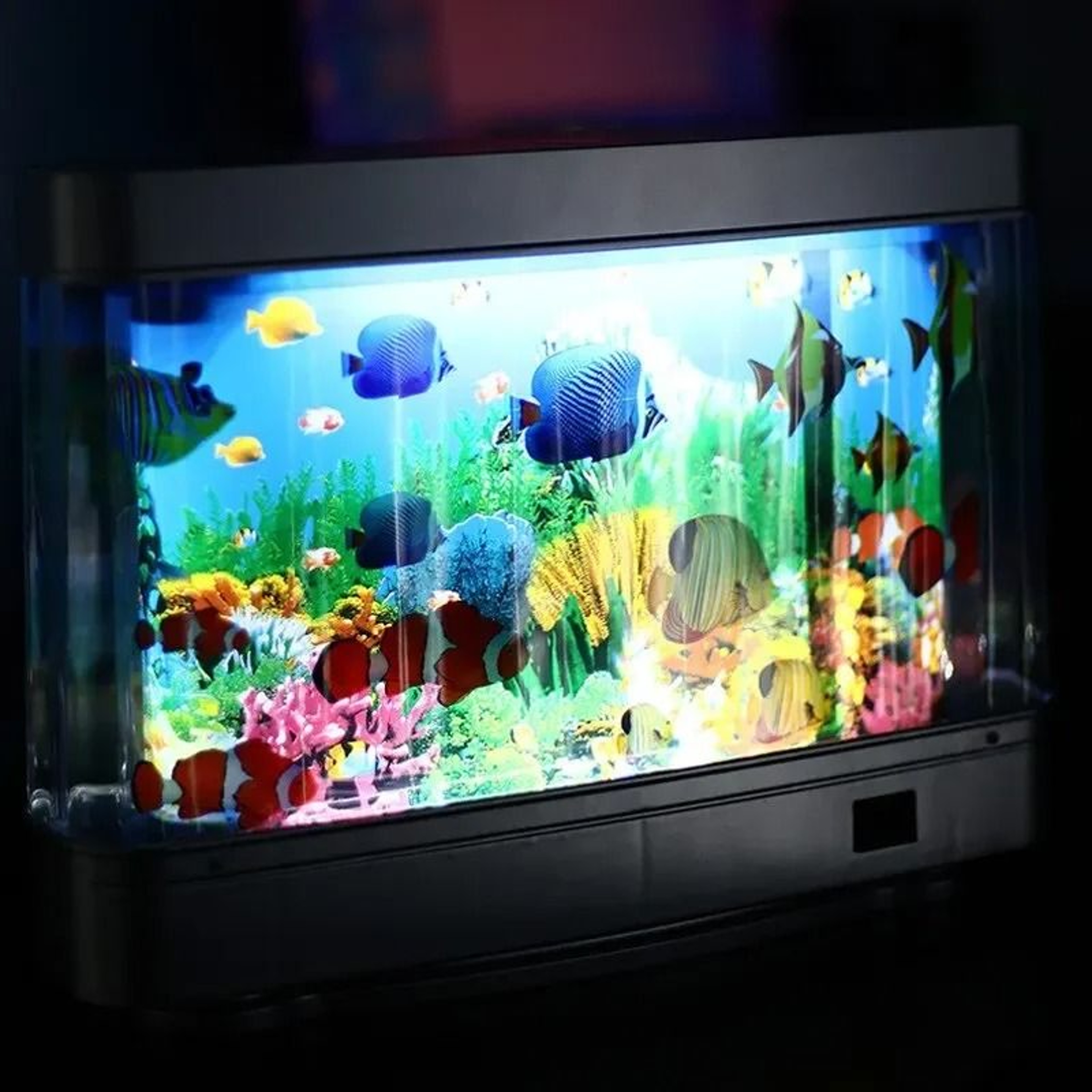 Tropical Fish Tank Lamp Virtual Ocean Motion Night Light 3