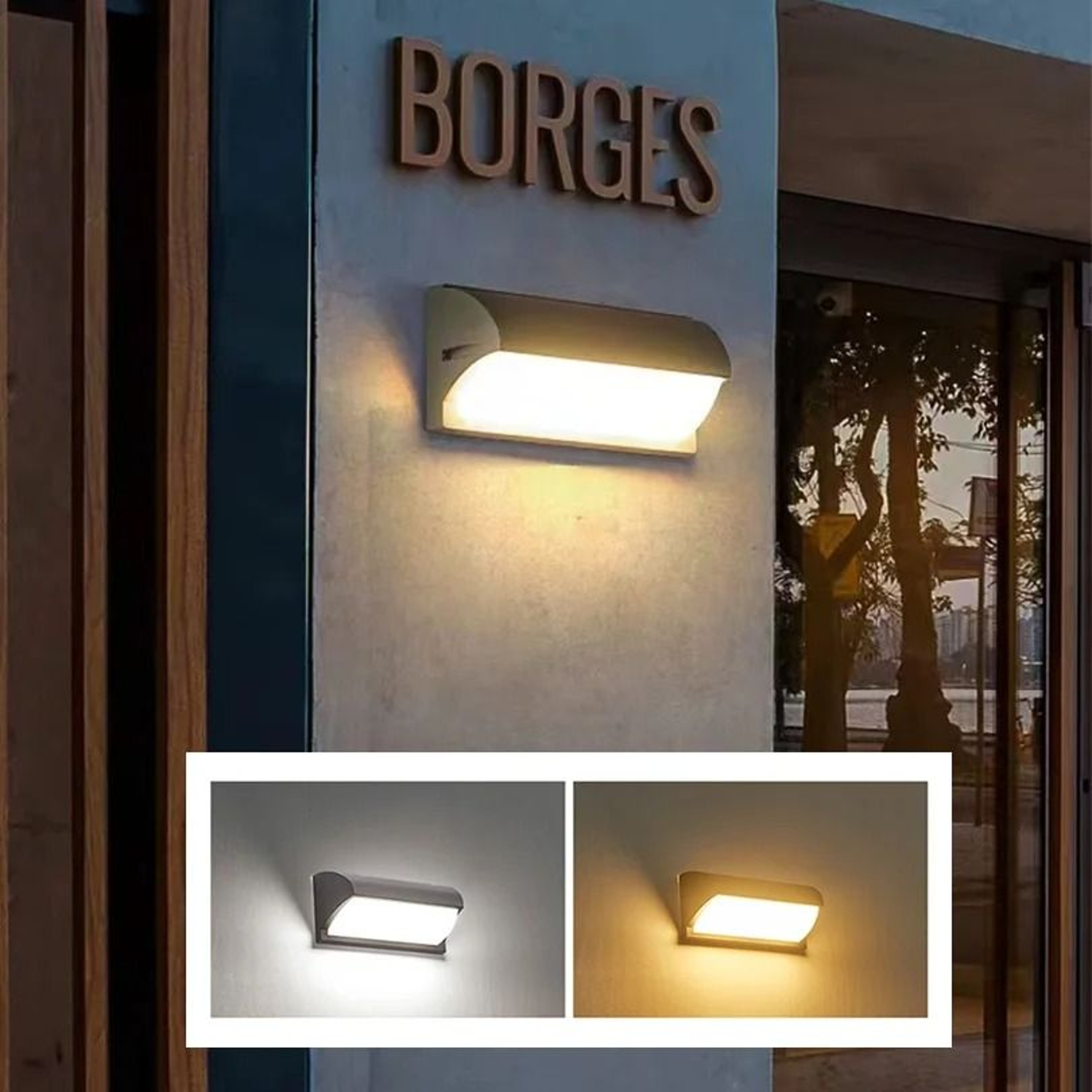 LED Outdoor Wall Light Waterproof Motion Sensor Security Porch Garden Light 0