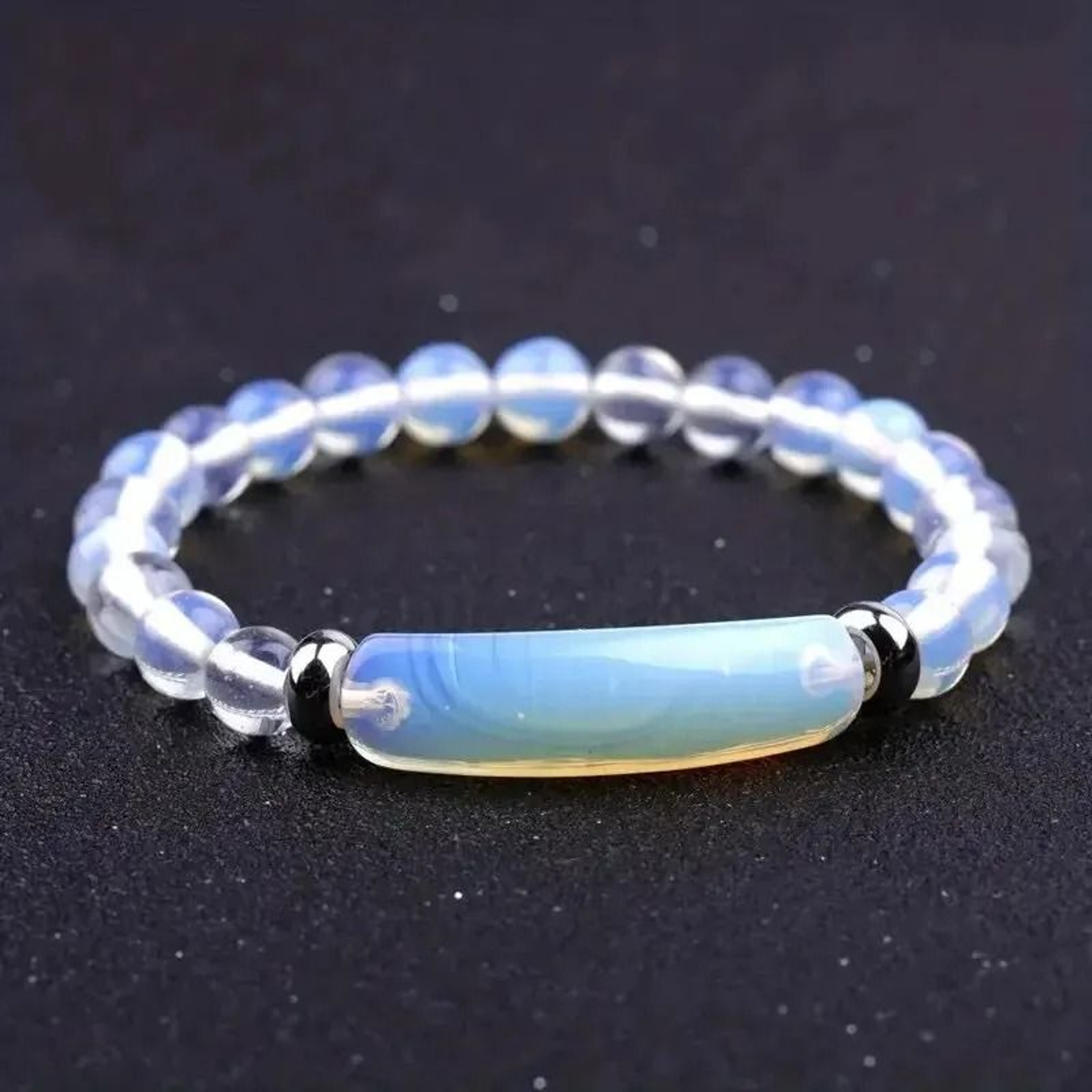 Healing Turquoise And Malachite Gemstone Bracelet 2